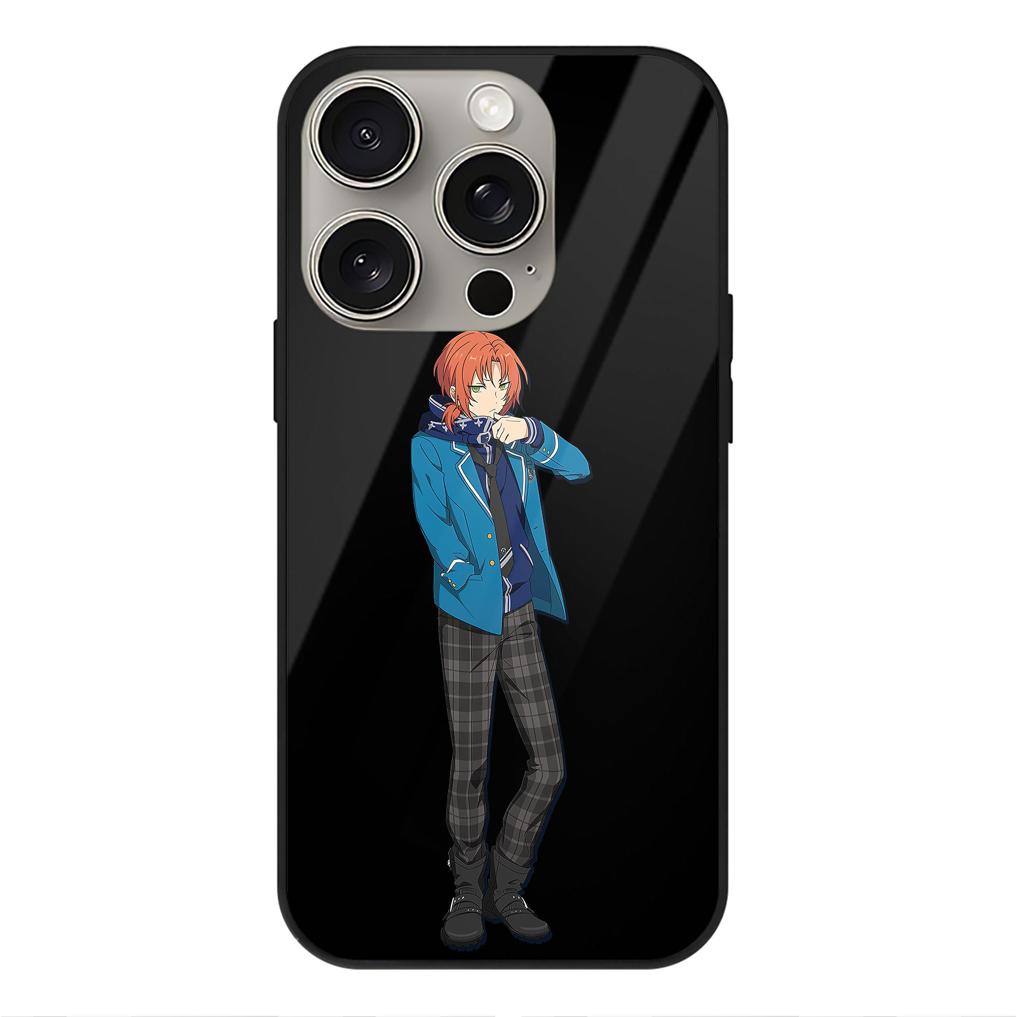 （画像用） あんさんぶるスターズ! Ensemble Stars 【iPhone15Pro対応】スマホケース 耐衝撃＆黄変防止 背面ガラス