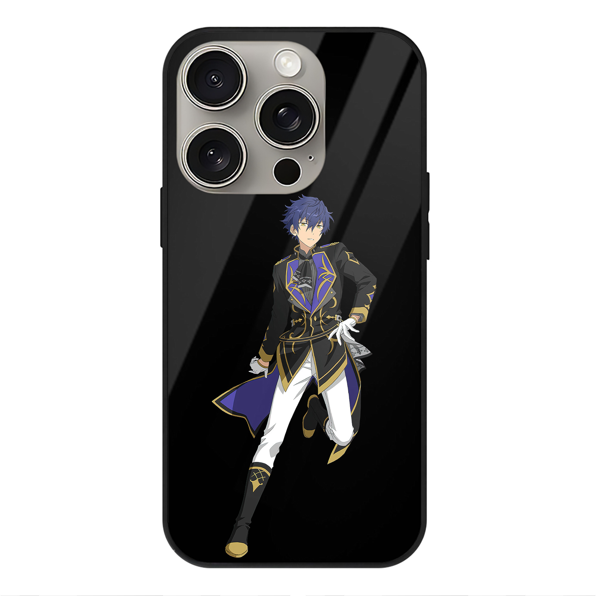 （画像用） あんさんぶるスターズ! Ensemble Stars 【iPhone15Pro対応】スマホケース 耐衝撃＆黄変防止 背面ガラス