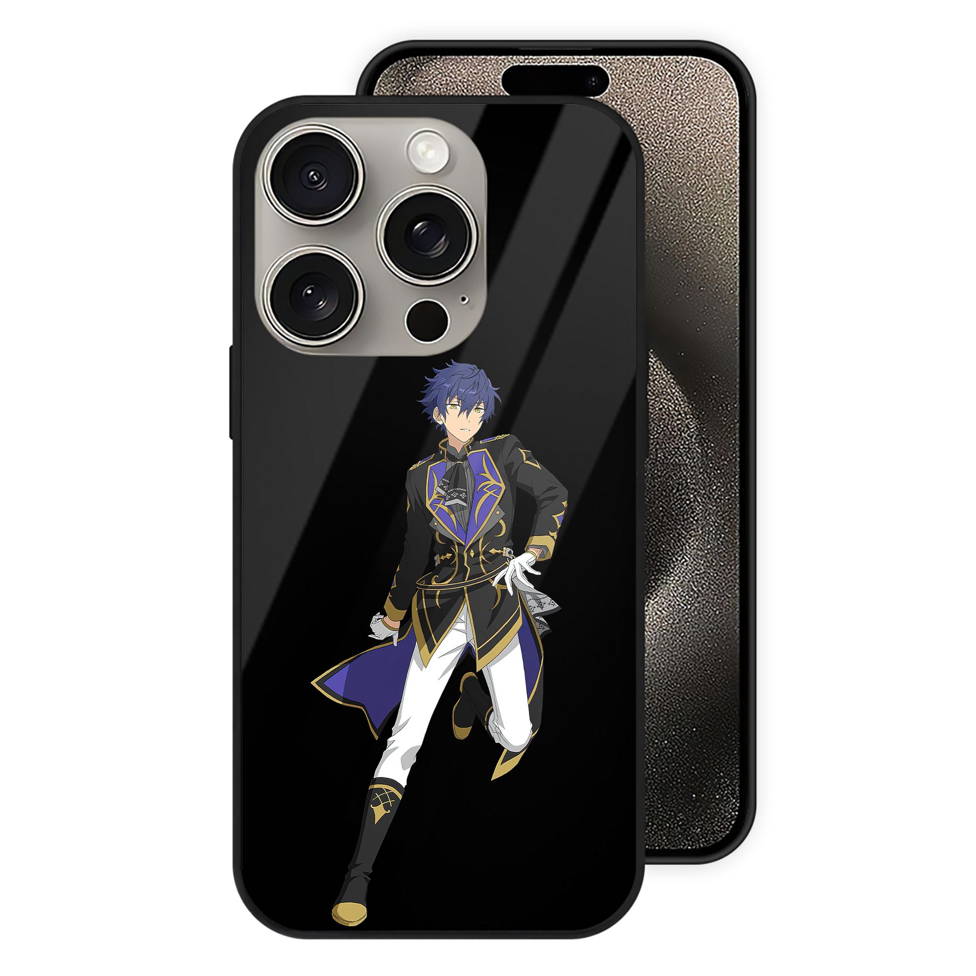 （画像用） あんさんぶるスターズ! Ensemble Stars 【iPhone15Pro対応】スマホケース 耐衝撃＆黄変防止 背面ガラス
