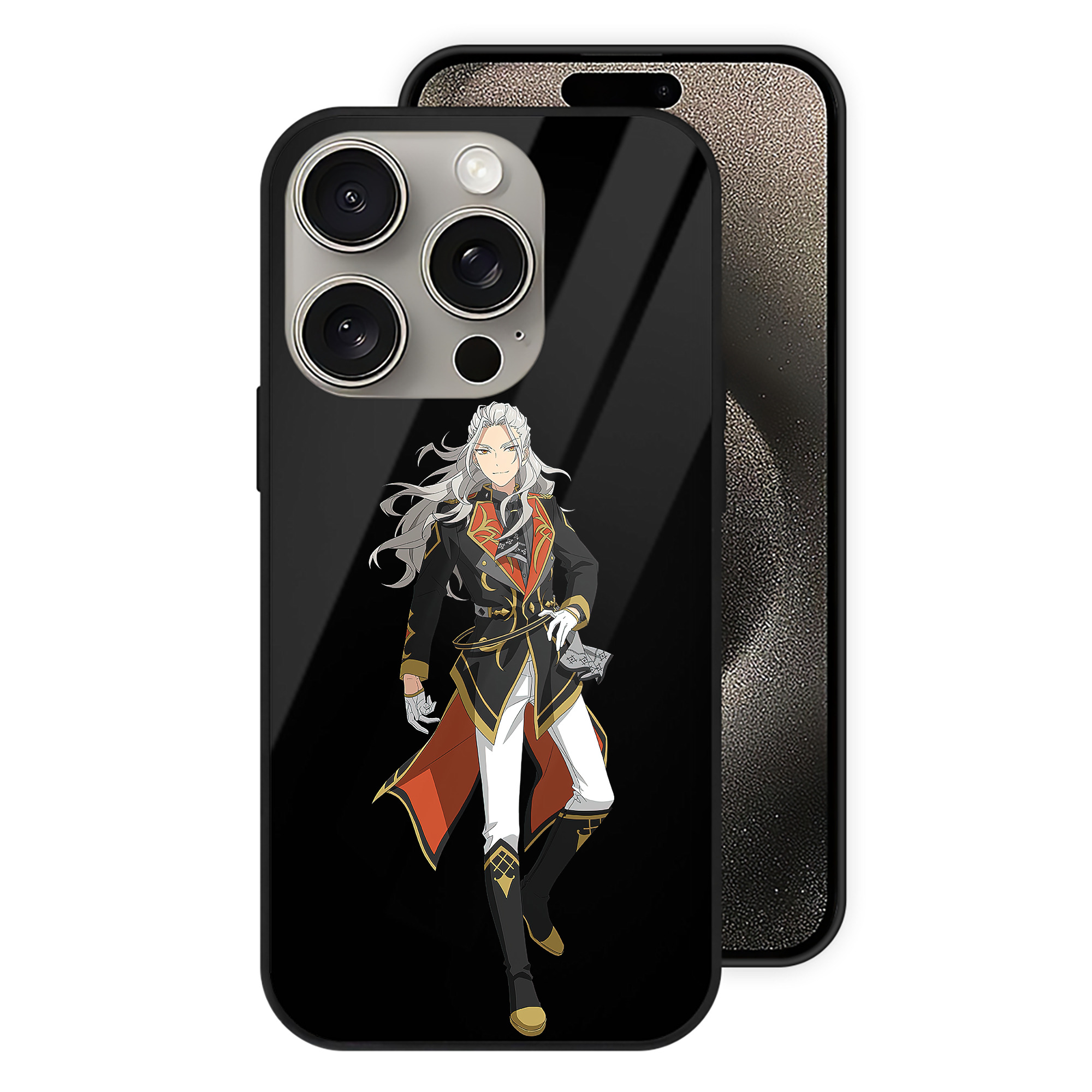 （画像用） あんさんぶるスターズ! Ensemble Stars 【iPhone15Pro対応】スマホケース 耐衝撃＆黄変防止 背面ガラス