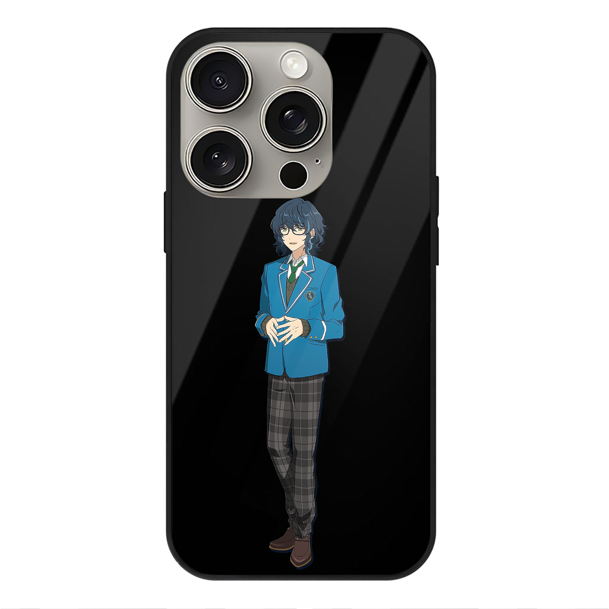 （画像用） あんさんぶるスターズ! Ensemble Stars 【iPhone15Pro対応】スマホケース 耐衝撃＆黄変防止 背面ガラス