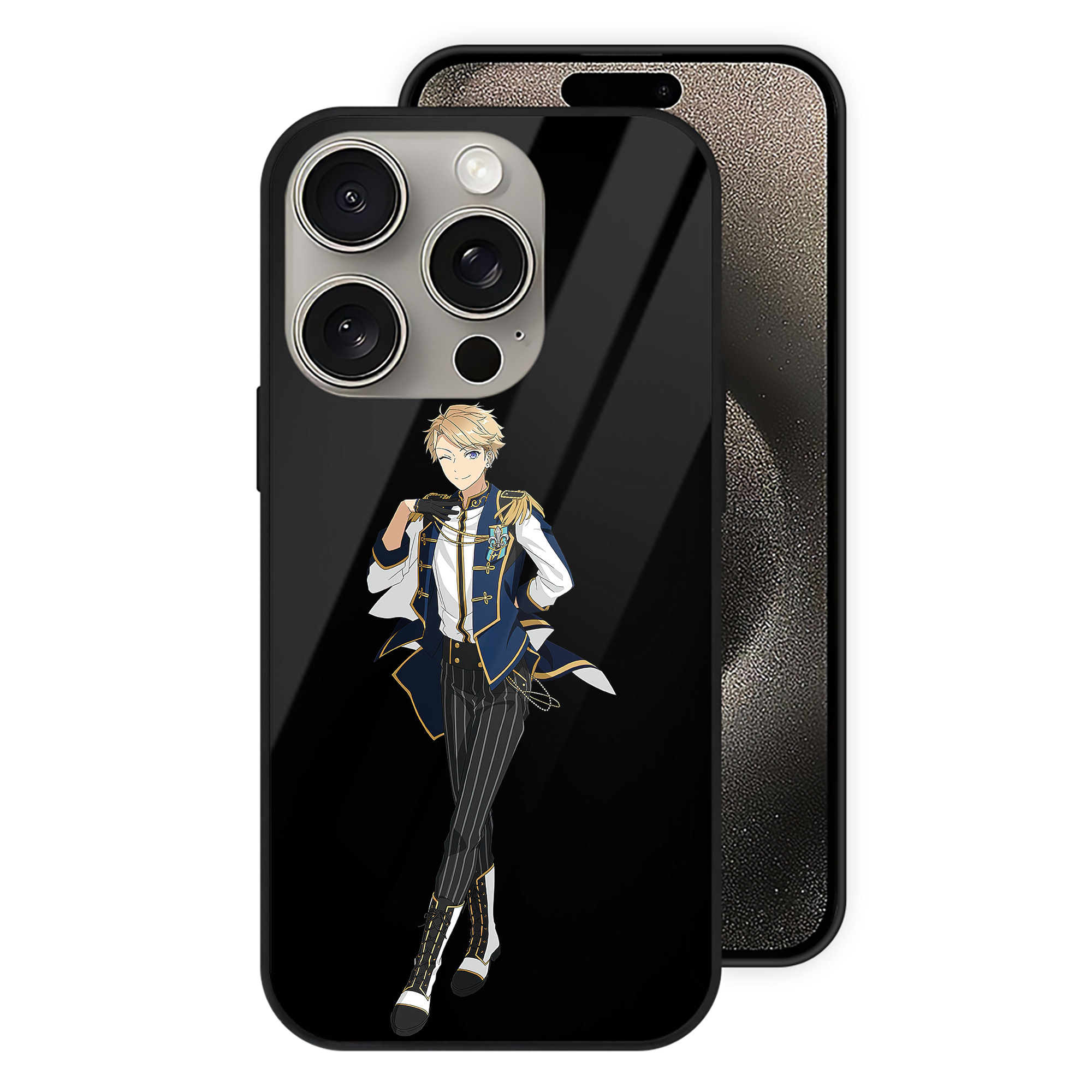（画像用） あんさんぶるスターズ! Ensemble Stars 【iPhone15Pro対応】スマホケース 耐衝撃＆黄変防止 背面ガラス
