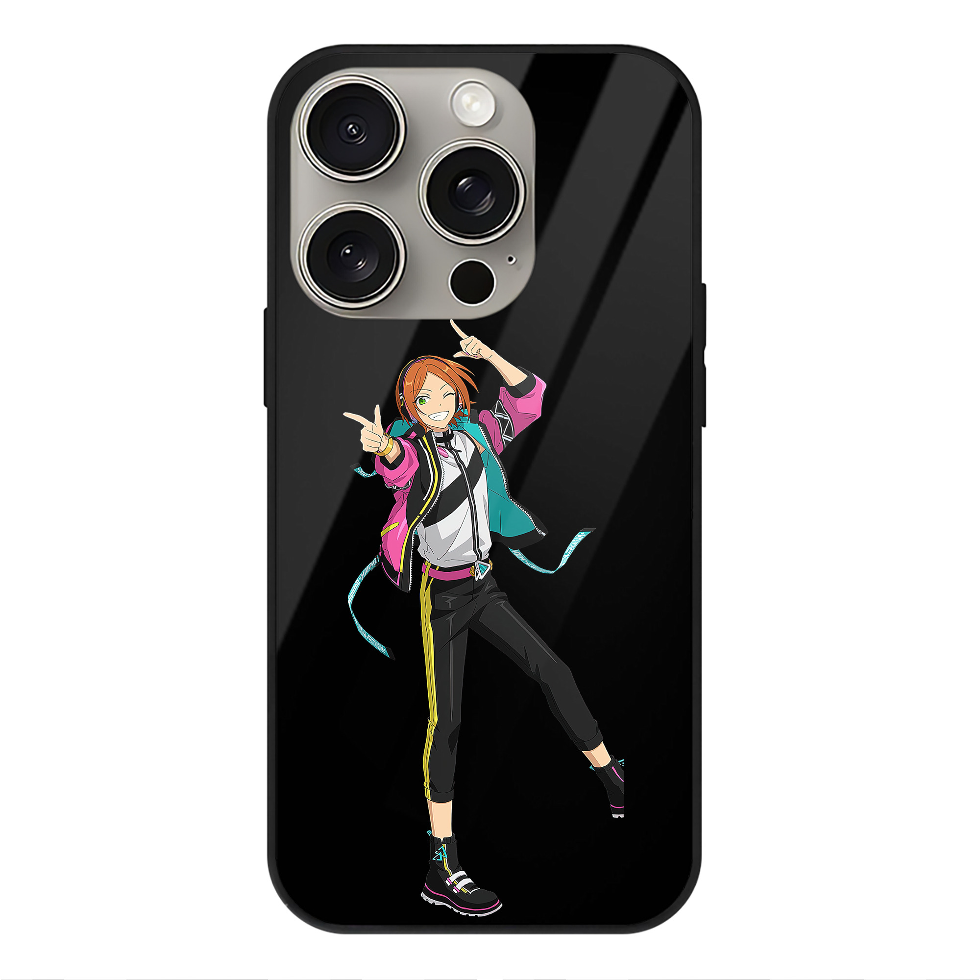 （画像用） あんさんぶるスターズ! Ensemble Stars 【iPhone15Pro対応】スマホケース 耐衝撃＆黄変防止 背面ガラス