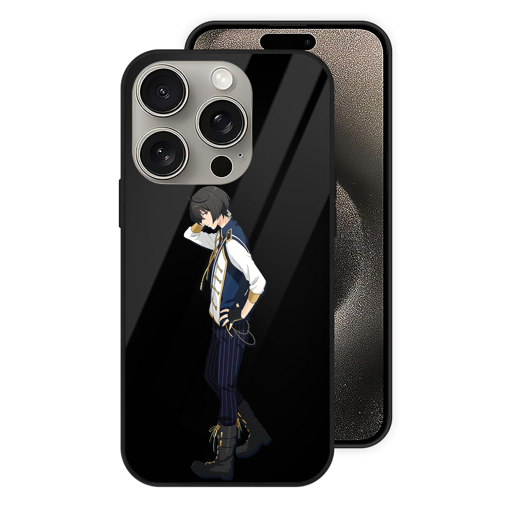 （画像用） あんさんぶるスターズ! Ensemble Stars 【iPhone15Pro対応】スマホケース 耐衝撃＆黄変防止 背面ガラス