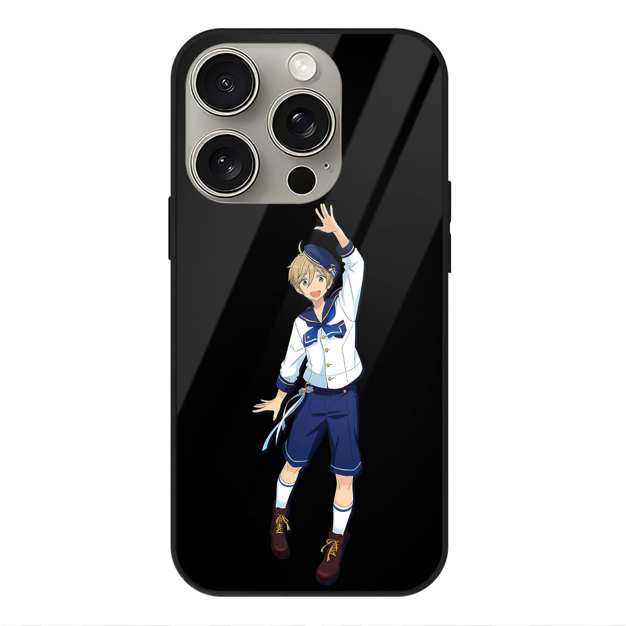 （画像用） あんさんぶるスターズ! Ensemble Stars 【iPhone15Pro対応】スマホケース 耐衝撃＆黄変防止 背面ガラス