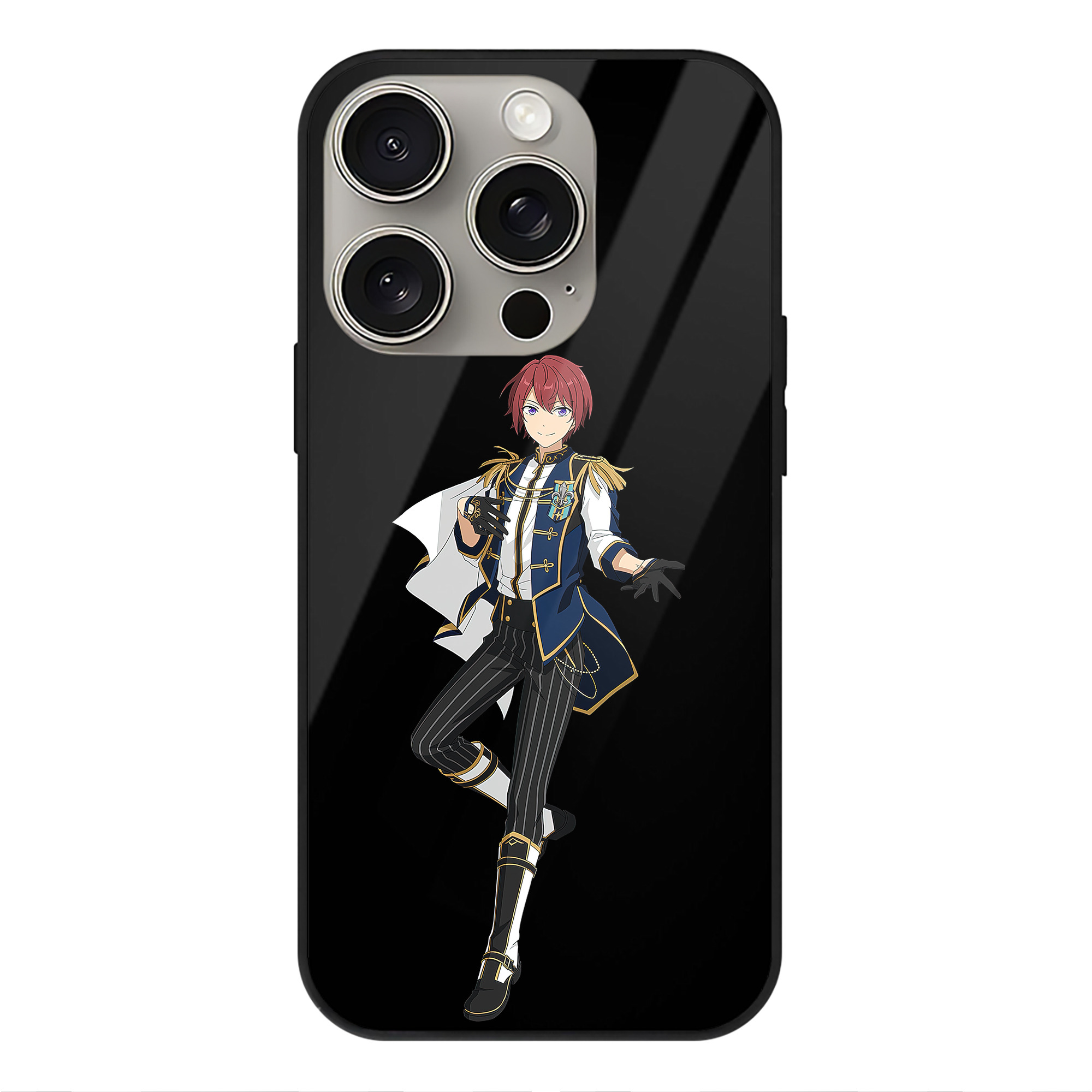 （画像用） あんさんぶるスターズ! Ensemble Stars 【iPhone15Pro対応】スマホケース 耐衝撃＆黄変防止 背面ガラス