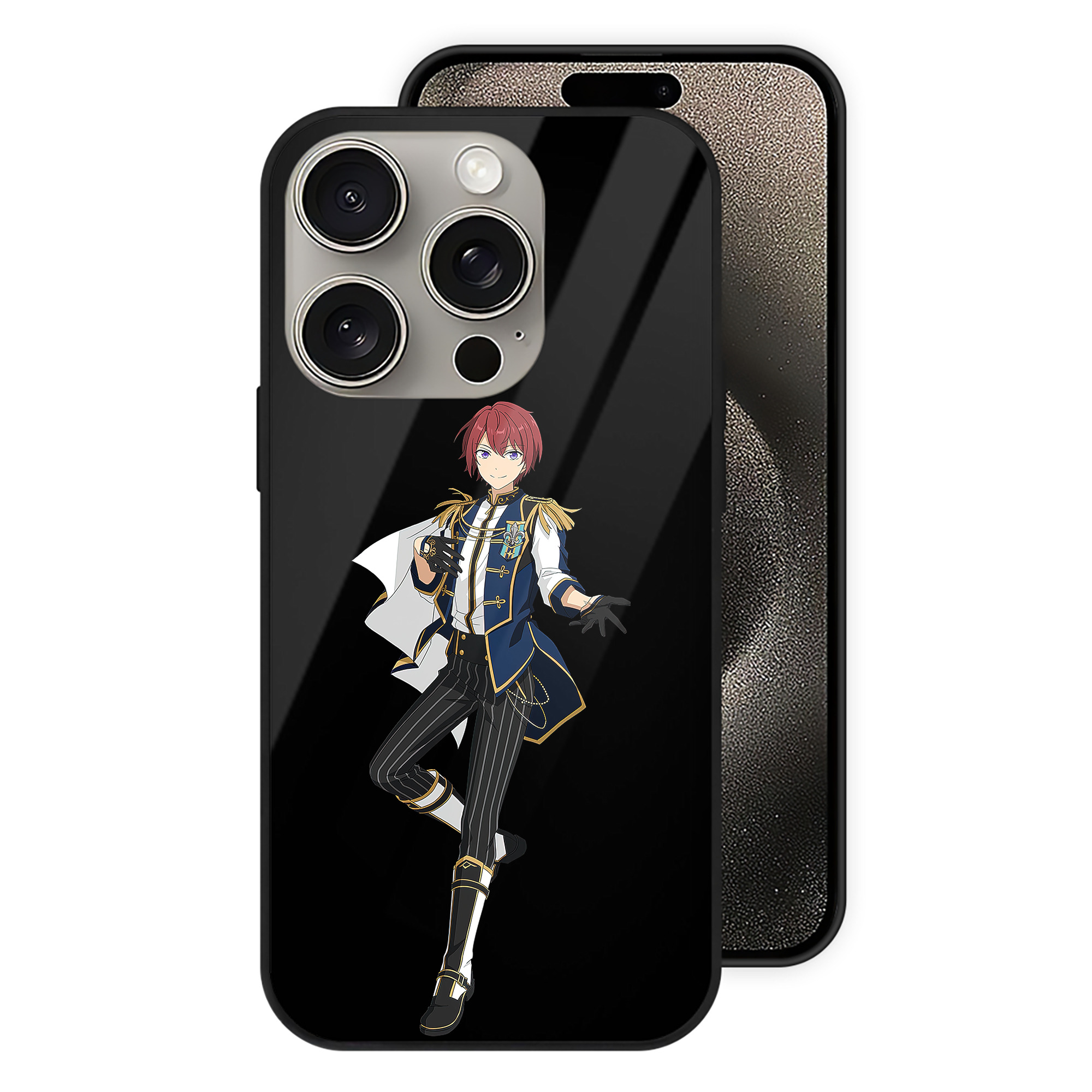 （画像用） あんさんぶるスターズ! Ensemble Stars 【iPhone15Pro対応】スマホケース 耐衝撃＆黄変防止 背面ガラス