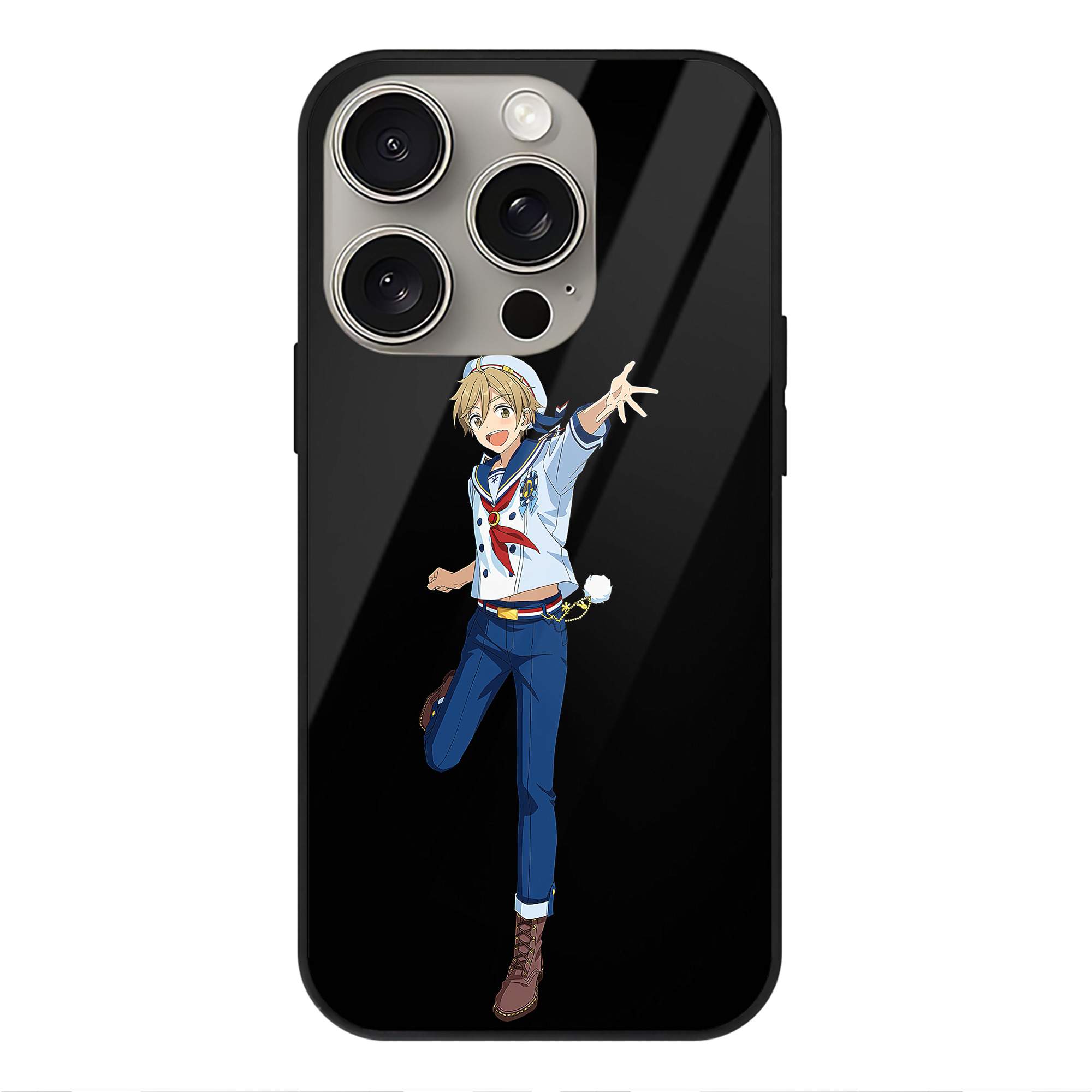 （画像用） あんさんぶるスターズ! Ensemble Stars 【iPhone15Pro対応】スマホケース 耐衝撃＆黄変防止 背面ガラス