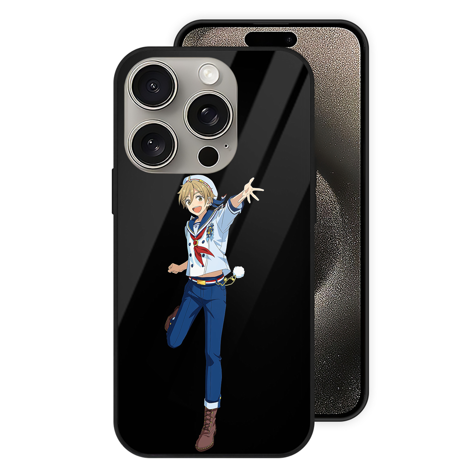 （画像用） あんさんぶるスターズ! Ensemble Stars 【iPhone15Pro対応】スマホケース 耐衝撃＆黄変防止 背面ガラス
