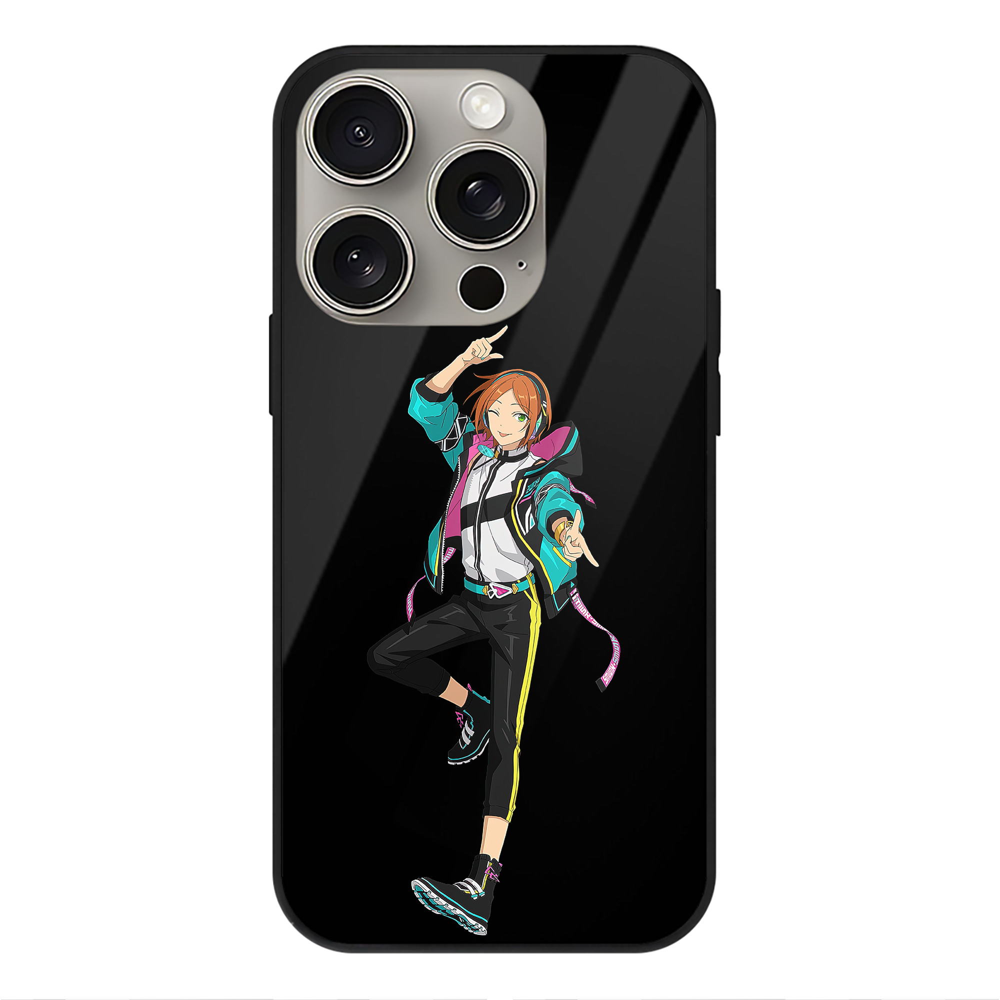 （画像用） あんさんぶるスターズ! Ensemble Stars 【iPhone15Pro対応】スマホケース 耐衝撃＆黄変防止 背面ガラス