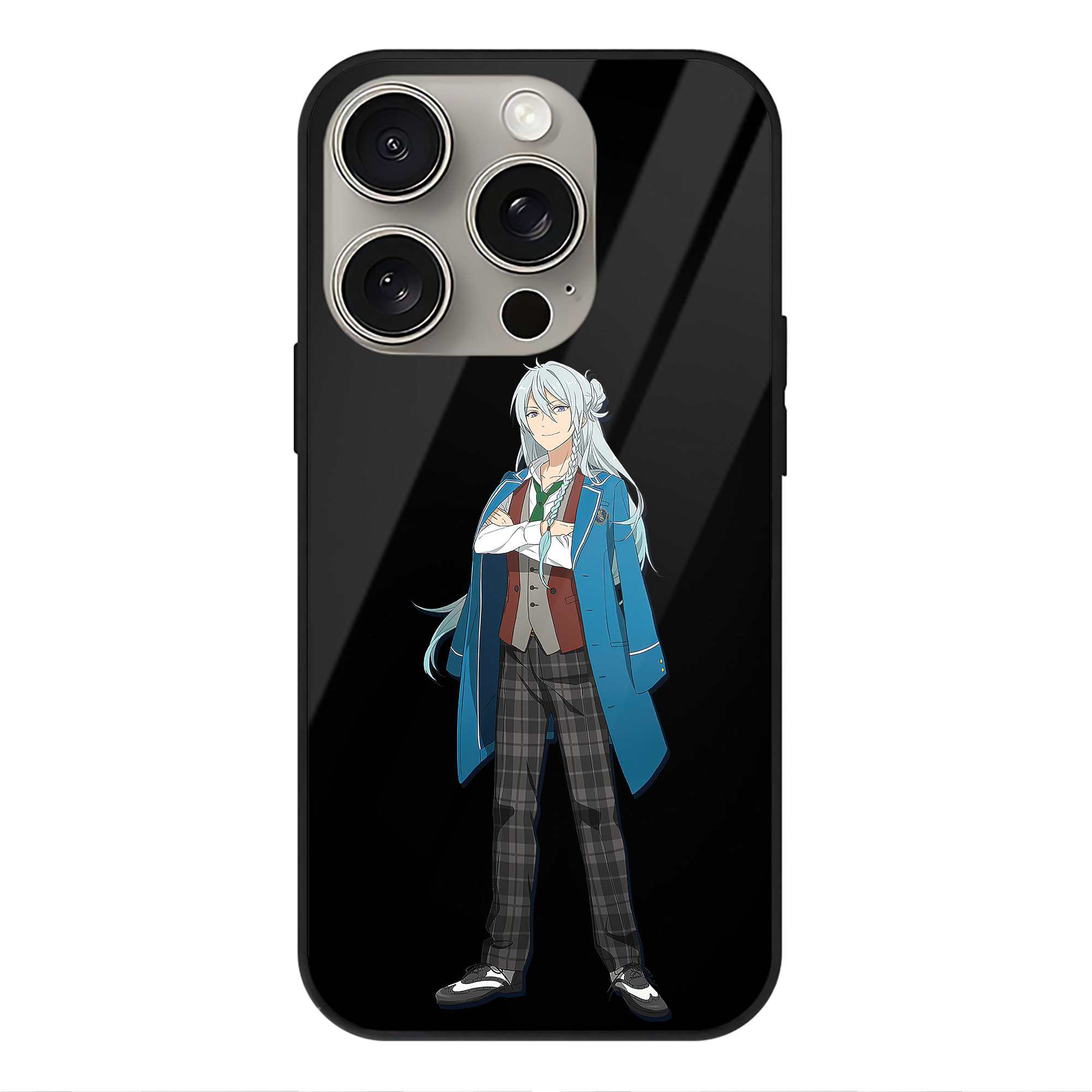 （画像用） あんさんぶるスターズ! Ensemble Stars 【iPhone15Pro対応】スマホケース 耐衝撃＆黄変防止 背面ガラス
