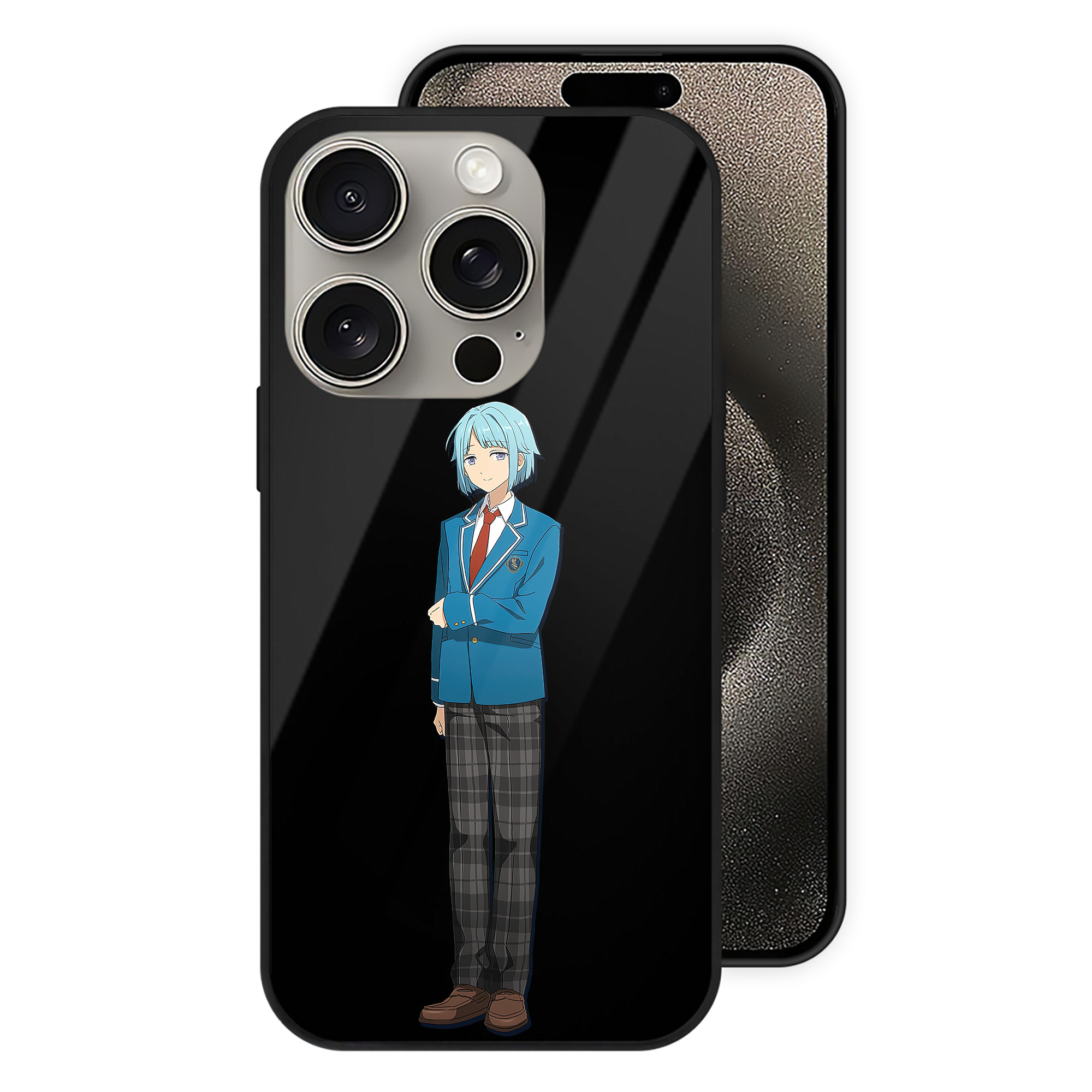 （画像用） あんさんぶるスターズ! Ensemble Stars 【iPhone15Pro対応】スマホケース 耐衝撃＆黄変防止 背面ガラス