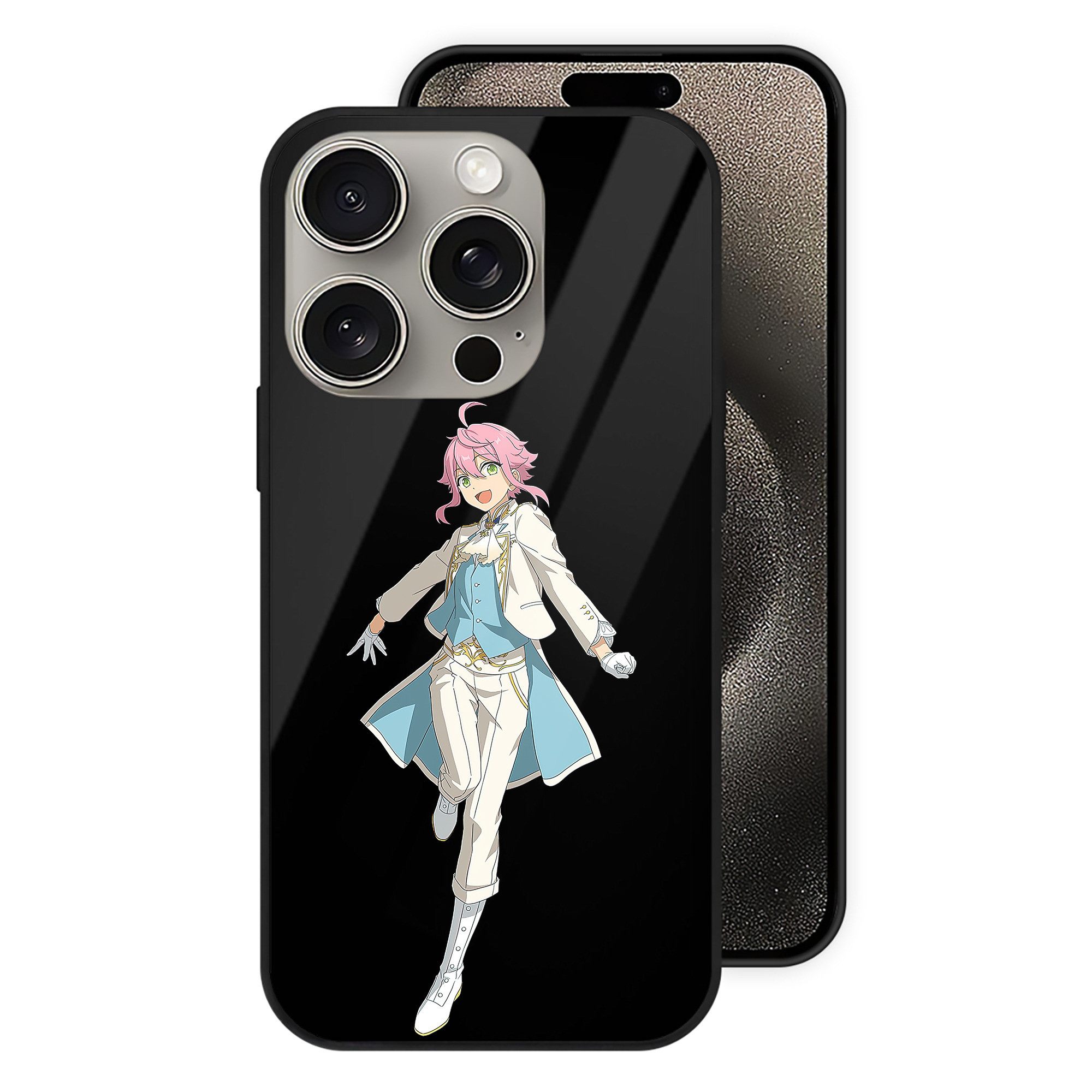 （画像用） あんさんぶるスターズ! Ensemble Stars 【iPhone15Pro対応】スマホケース 耐衝撃＆黄変防止 背面ガラス