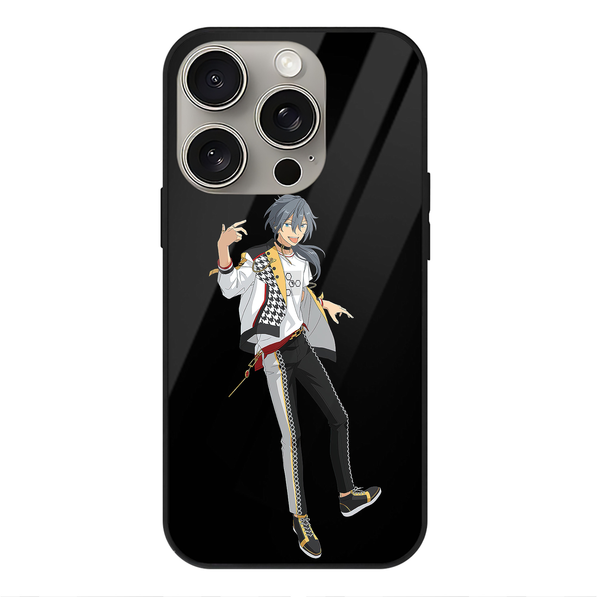 （画像用） あんさんぶるスターズ! Ensemble Stars 【iPhone15Pro対応】スマホケース 耐衝撃＆黄変防止 背面ガラス