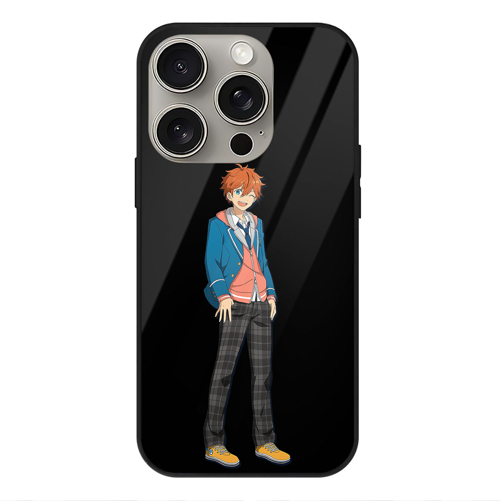 （画像用） あんさんぶるスターズ! Ensemble Stars 【iPhone15Pro対応】スマホケース 耐衝撃＆黄変防止 背面ガラス