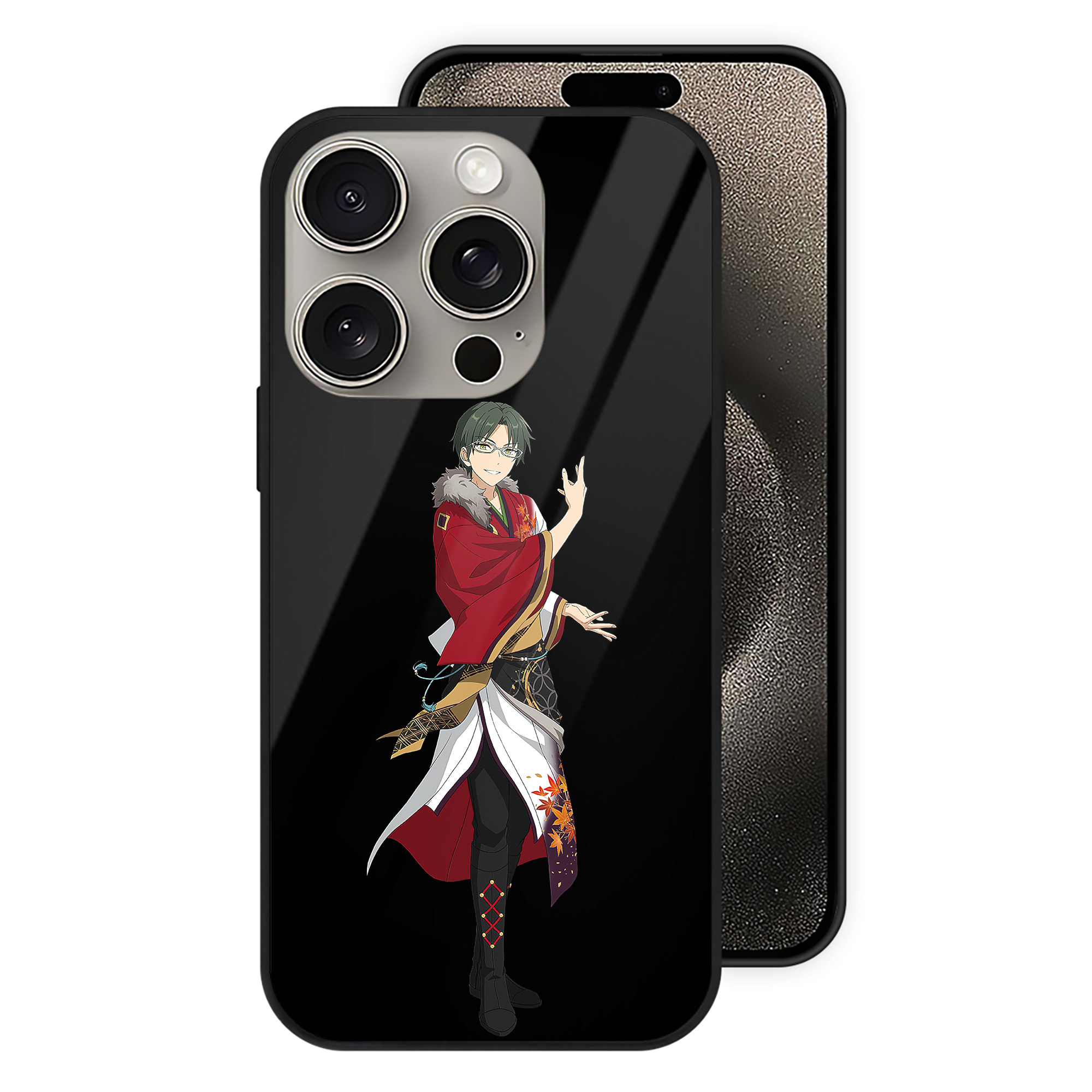 （画像用） あんさんぶるスターズ! Ensemble Stars 【iPhone15Pro対応】スマホケース 耐衝撃＆黄変防止 背面ガラス
