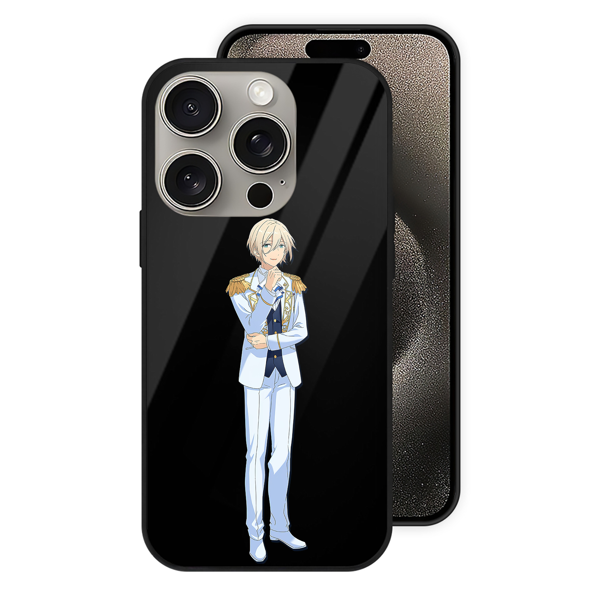 （画像用） あんさんぶるスターズ! Ensemble Stars 【iPhone15Pro対応】スマホケース 耐衝撃＆黄変防止 背面ガラス