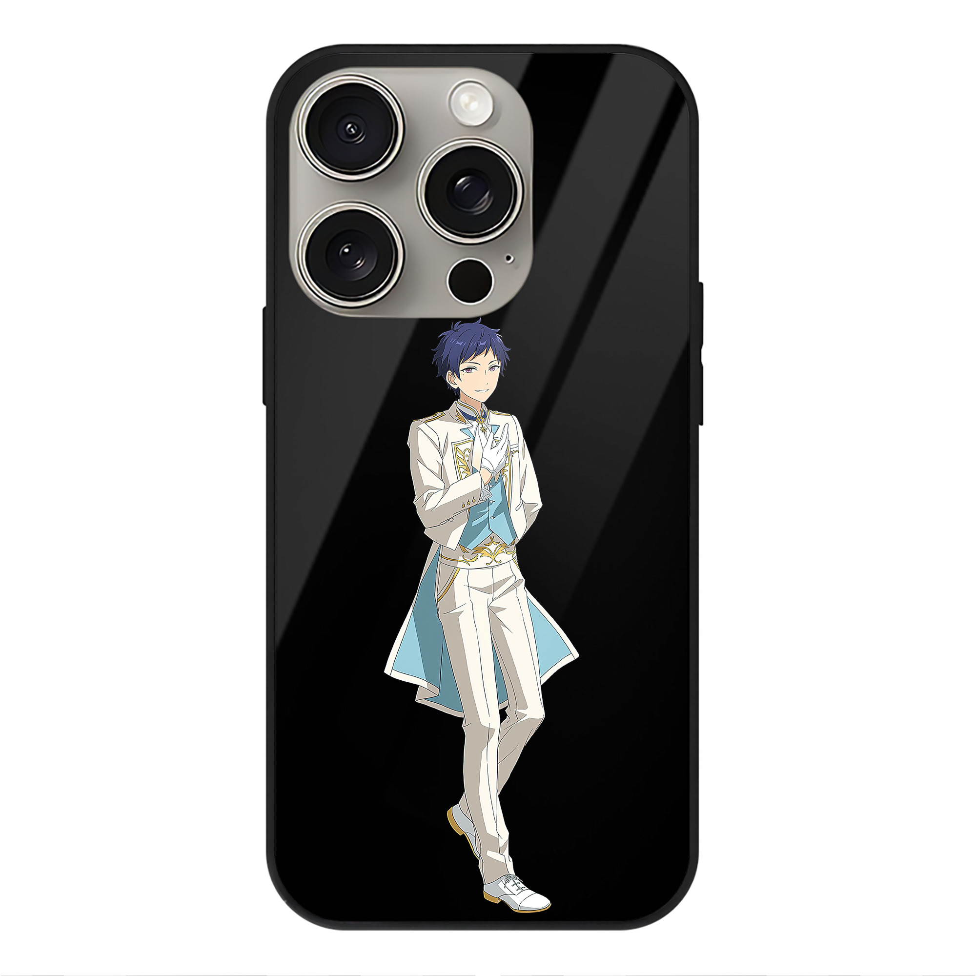 （画像用） あんさんぶるスターズ! Ensemble Stars 【iPhone15Pro対応】スマホケース 耐衝撃＆黄変防止 背面ガラス