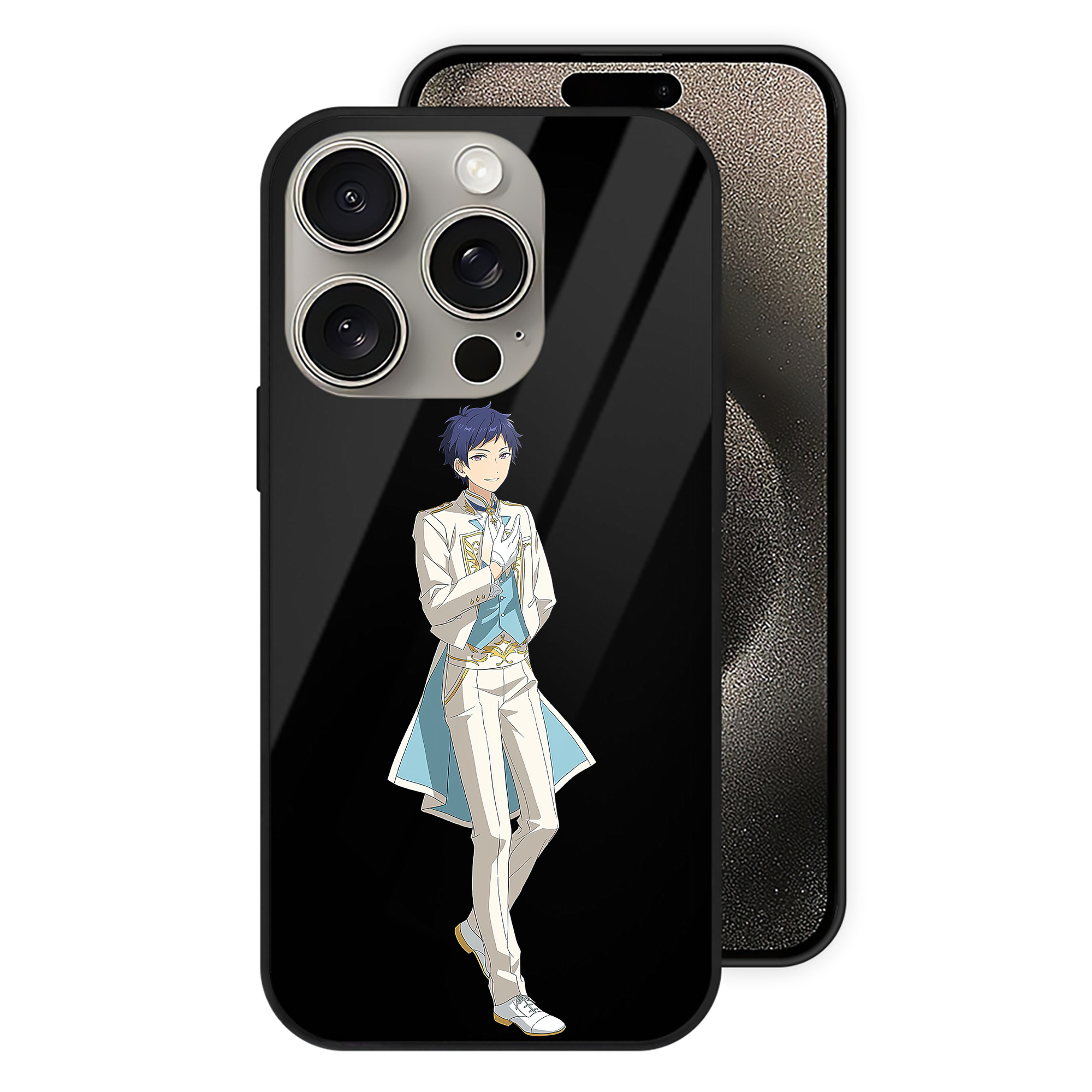 （画像用） あんさんぶるスターズ! Ensemble Stars 【iPhone15Pro対応】スマホケース 耐衝撃＆黄変防止 背面ガラス