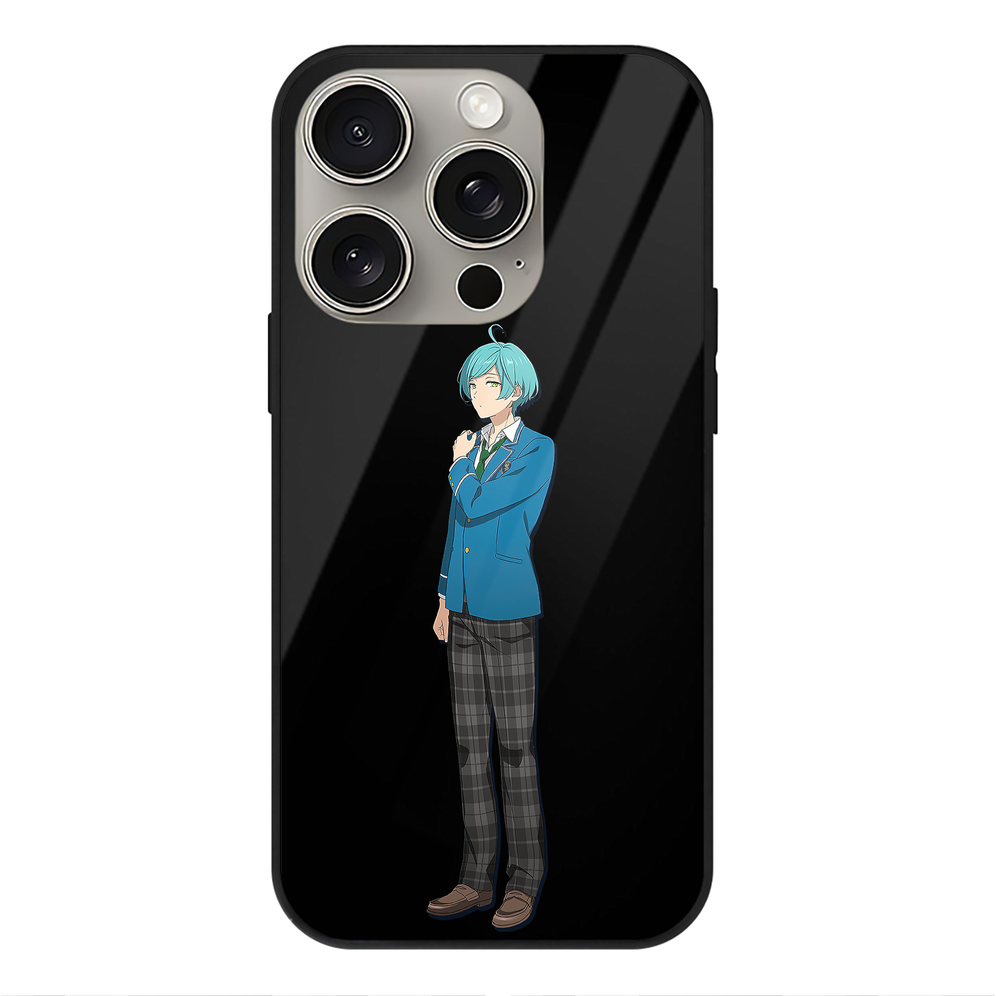 （画像用） あんさんぶるスターズ! Ensemble Stars 【iPhone15Pro対応】スマホケース 耐衝撃＆黄変防止 背面ガラス