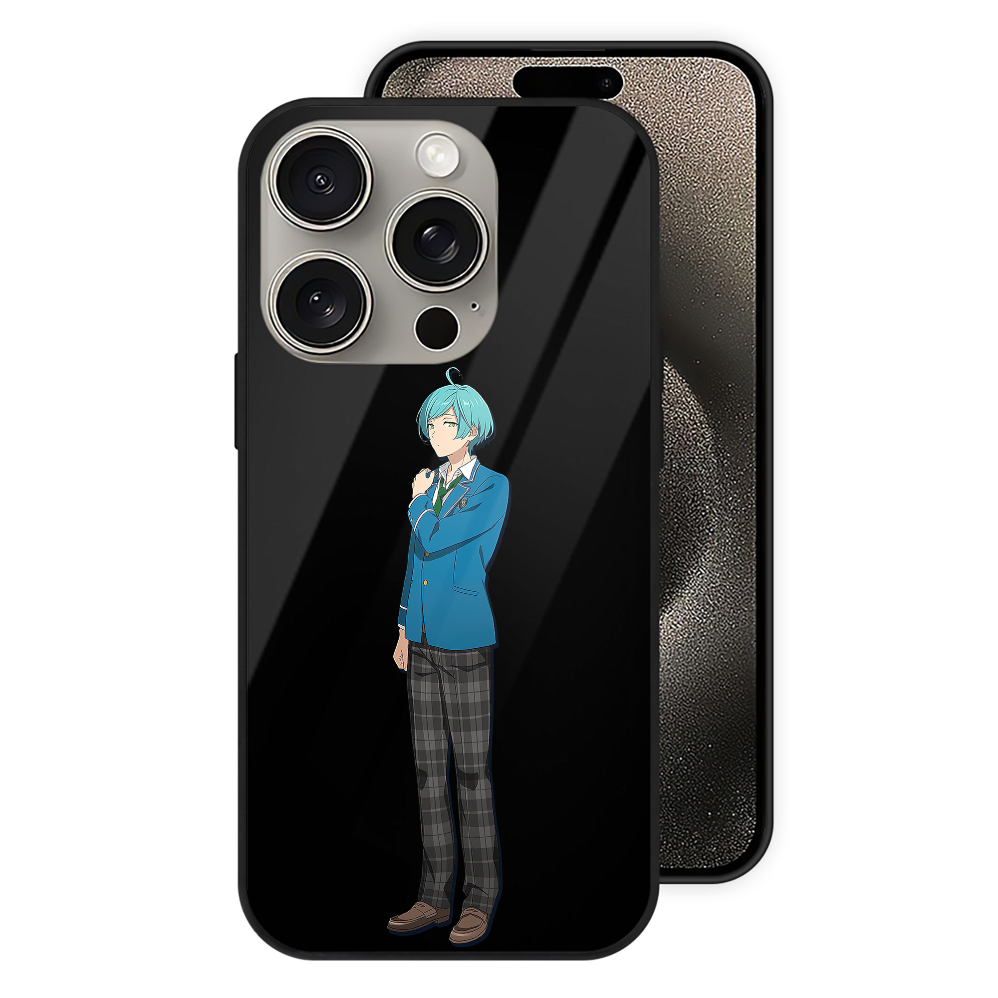 （画像用） あんさんぶるスターズ! Ensemble Stars 【iPhone15Pro対応】スマホケース 耐衝撃＆黄変防止 背面ガラス