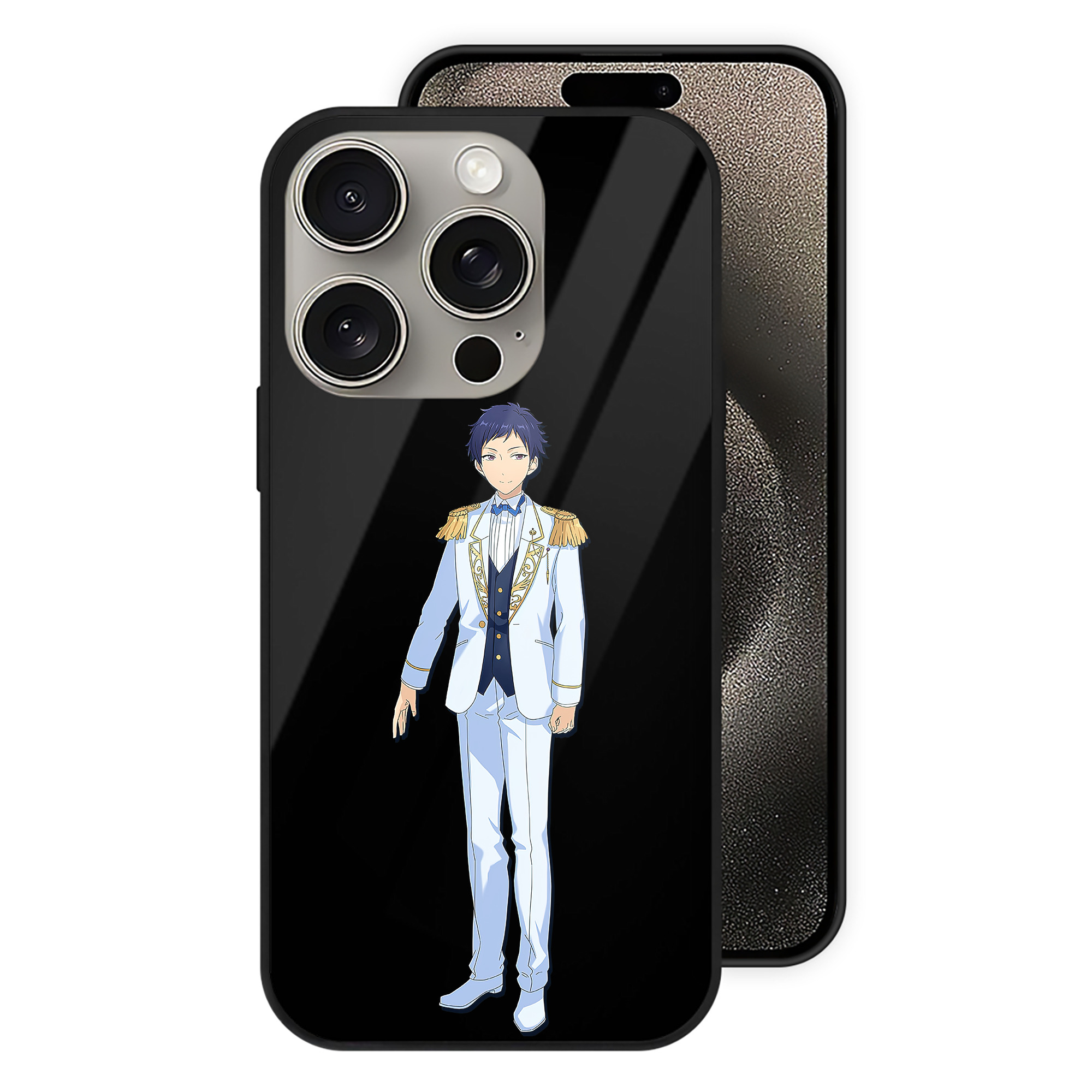 （画像用） あんさんぶるスターズ! Ensemble Stars 【iPhone15Pro対応】スマホケース 耐衝撃＆黄変防止 背面ガラス