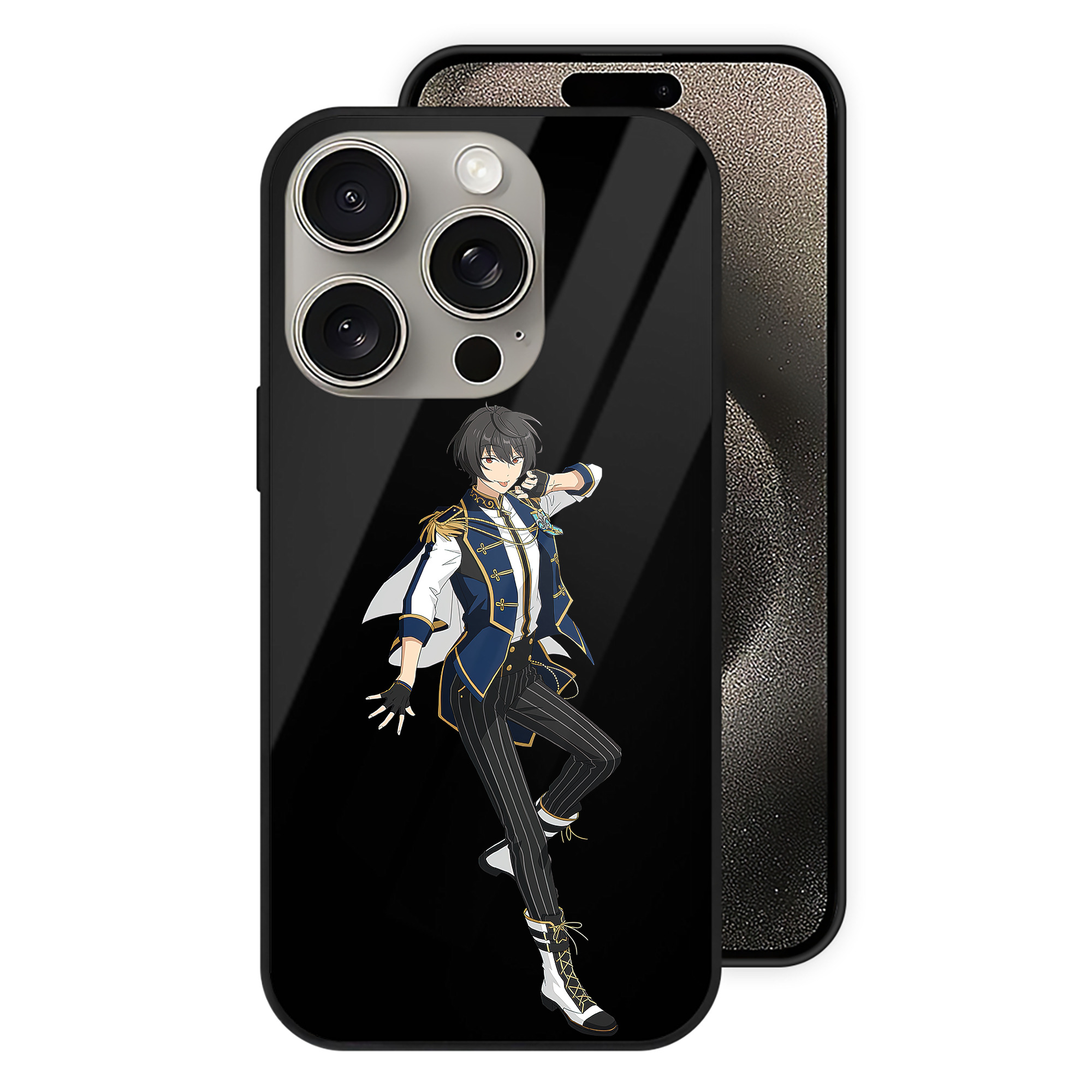 （画像用） あんさんぶるスターズ! Ensemble Stars 【iPhone15Pro対応】スマホケース 耐衝撃＆黄変防止 背面ガラス