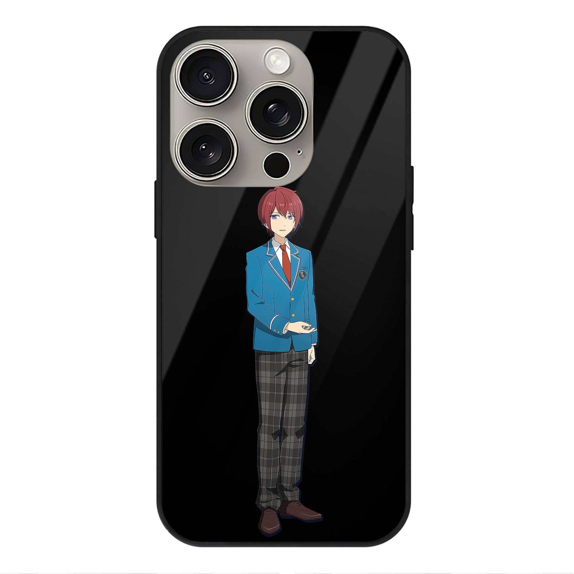 （画像用） あんさんぶるスターズ! Ensemble Stars 【iPhone15Pro対応】スマホケース 耐衝撃＆黄変防止 背面ガラス