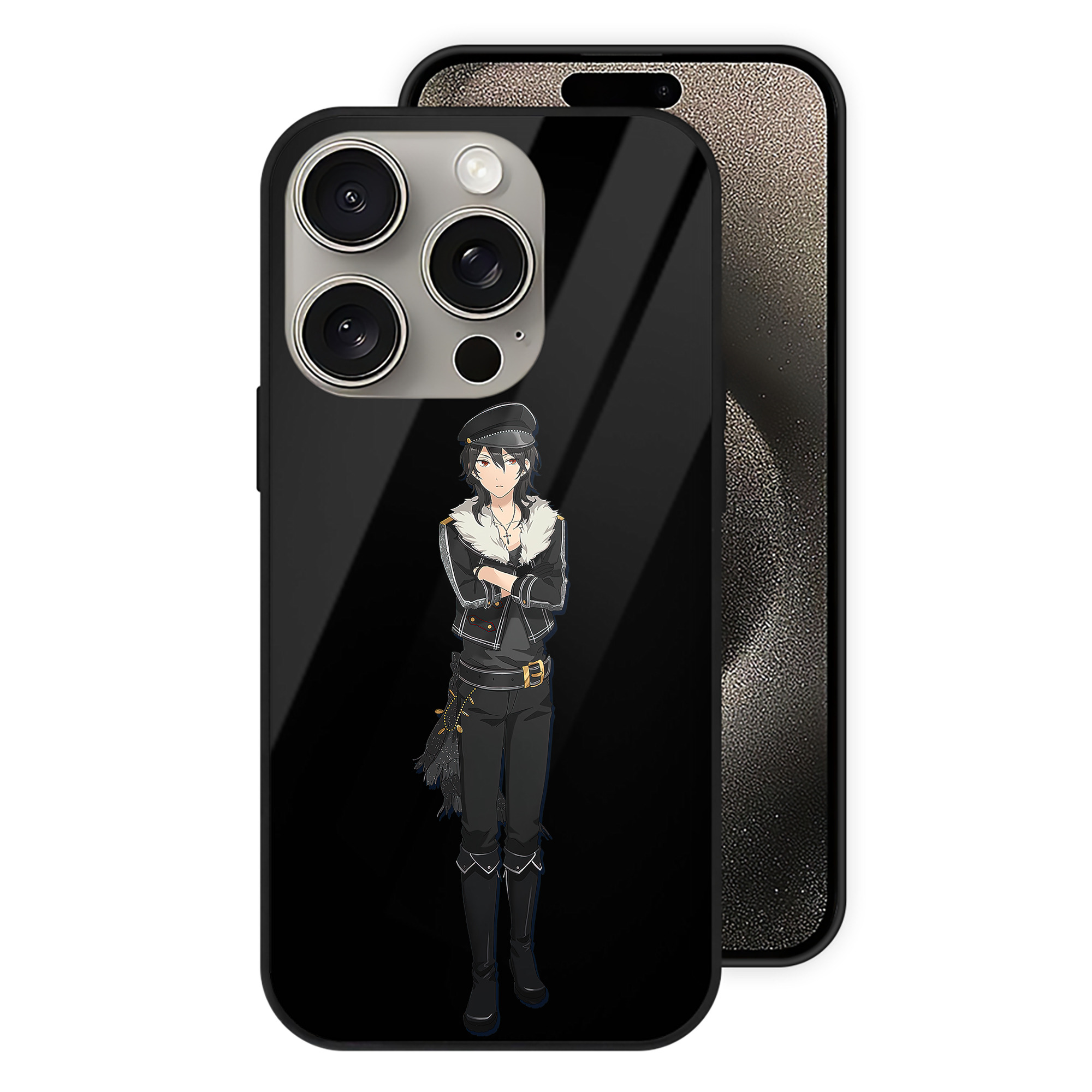 （画像用） あんさんぶるスターズ! Ensemble Stars 【iPhone15Pro対応】スマホケース 耐衝撃＆黄変防止 背面ガラス