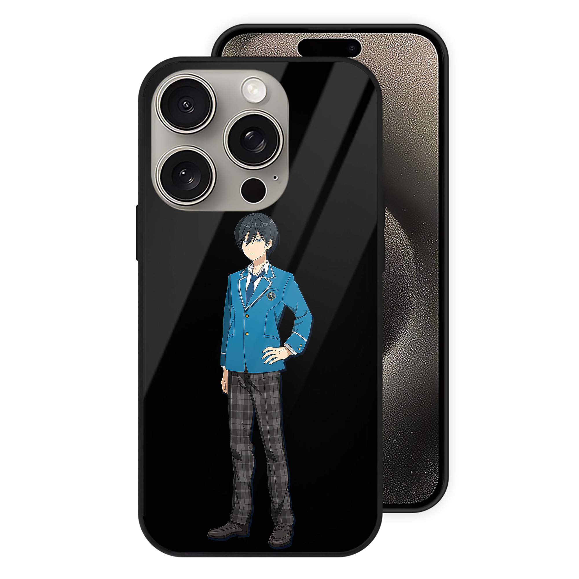 （画像用） あんさんぶるスターズ! Ensemble Stars 【iPhone15Pro対応】スマホケース 耐衝撃＆黄変防止 背面ガラス