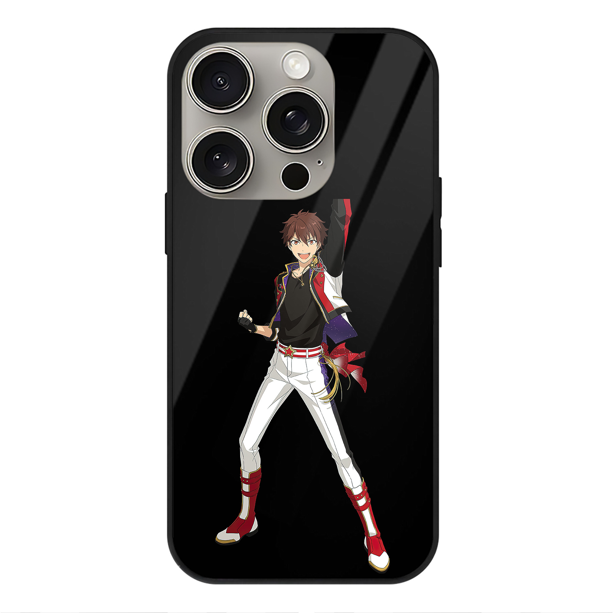 （画像用） あんさんぶるスターズ! Ensemble Stars 【iPhone15Pro対応】スマホケース 耐衝撃＆黄変防止 背面ガラス