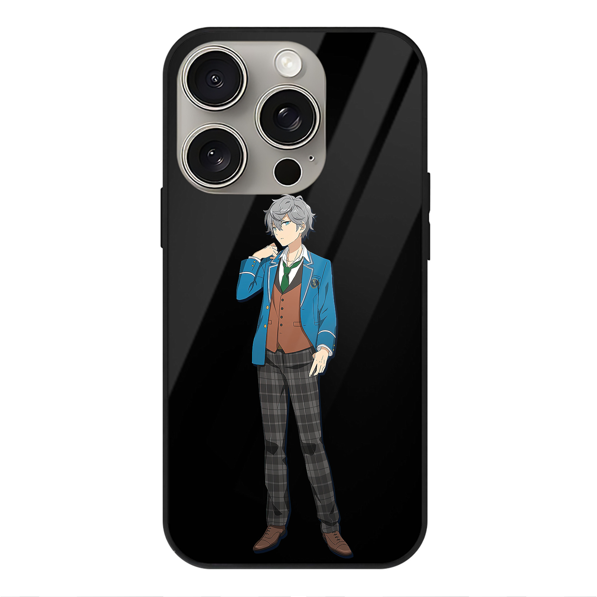 （画像用） あんさんぶるスターズ! Ensemble Stars 【iPhone15Pro対応】スマホケース 耐衝撃＆黄変防止 背面ガラス