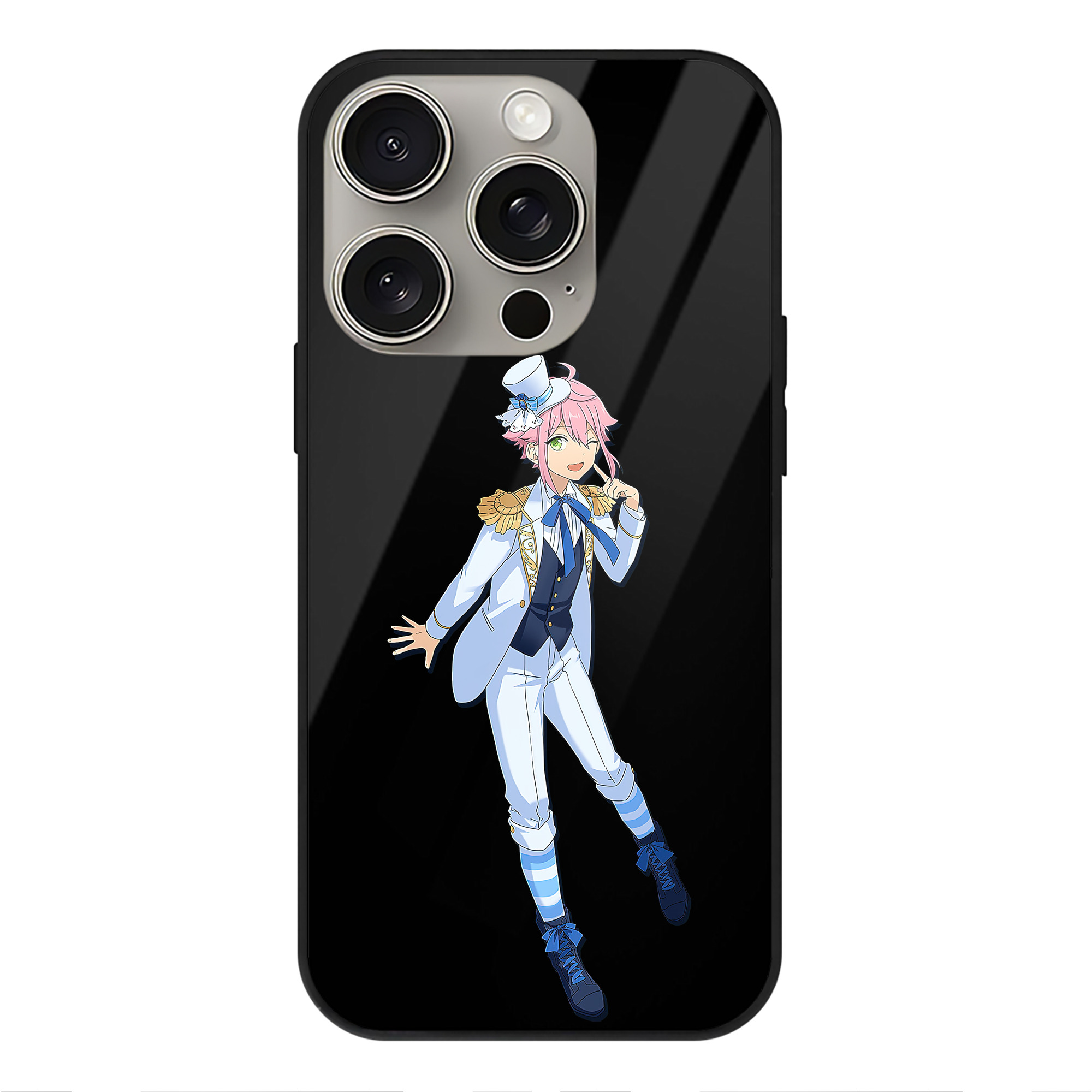 （画像用） あんさんぶるスターズ! Ensemble Stars 【iPhone15Pro対応】スマホケース 耐衝撃＆黄変防止 背面ガラス