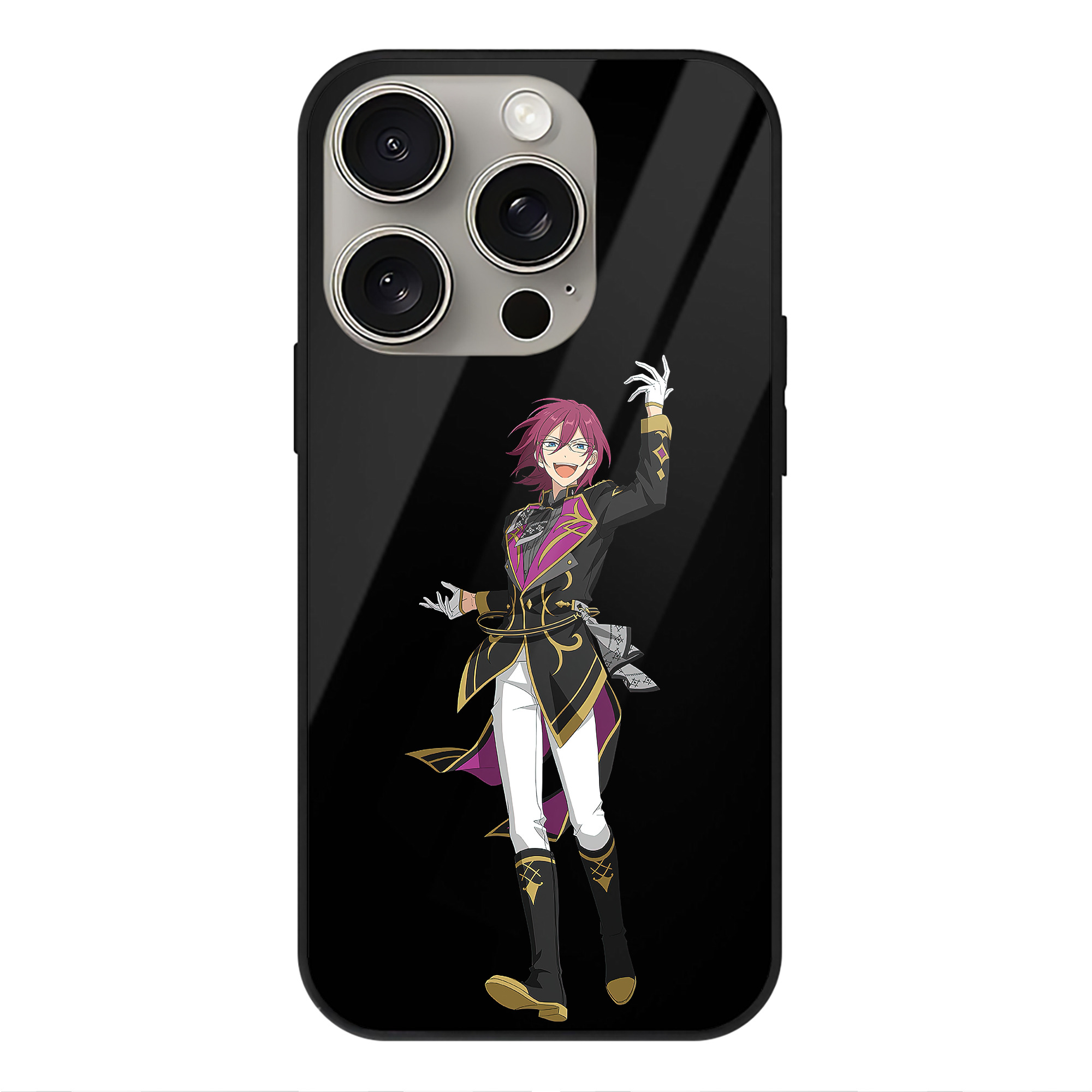 （画像用） あんさんぶるスターズ! Ensemble Stars 【iPhone15Pro対応】スマホケース 耐衝撃＆黄変防止 背面ガラス