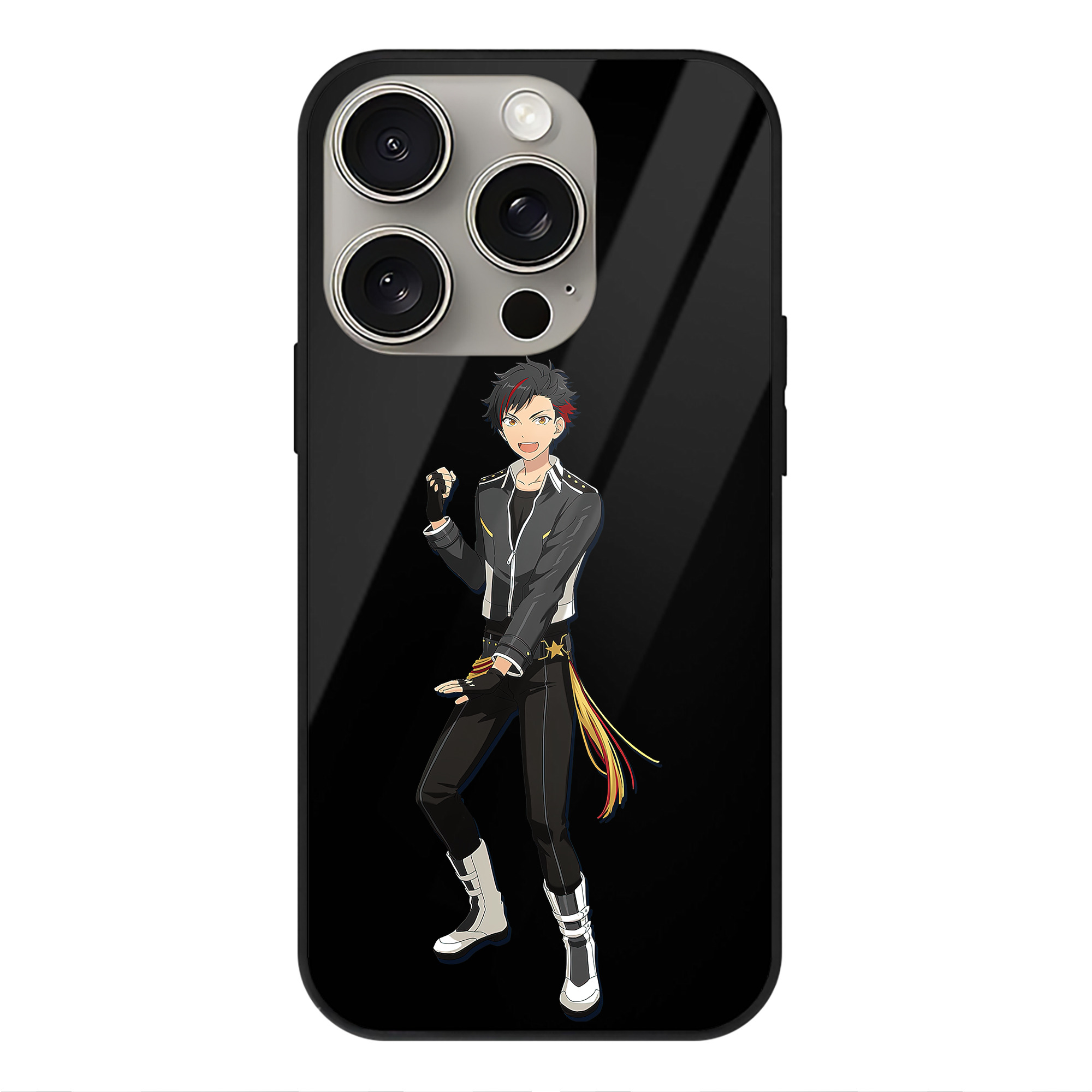 （画像用） あんさんぶるスターズ! Ensemble Stars 【iPhone15Pro対応】スマホケース 耐衝撃＆黄変防止 背面ガラス