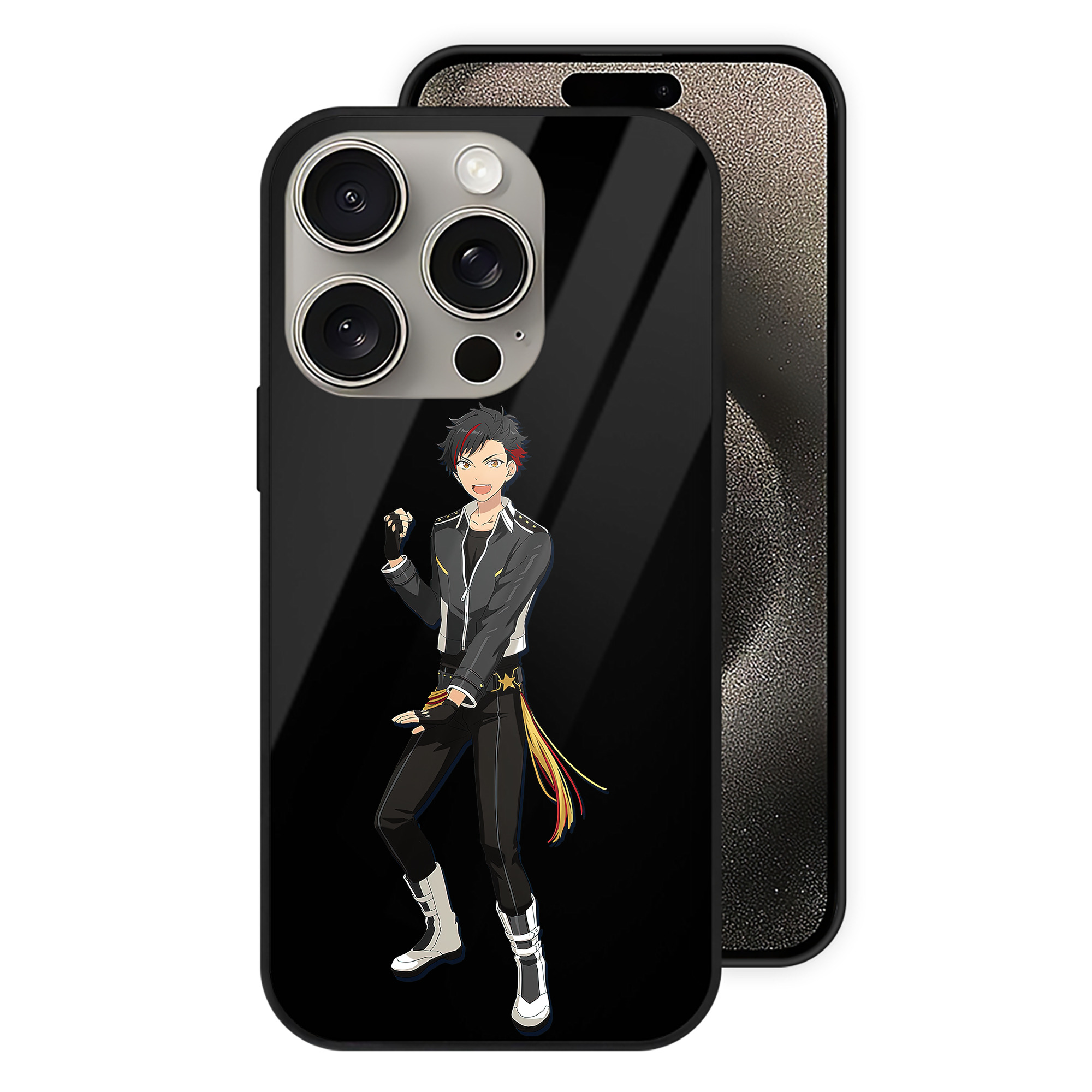 （画像用） あんさんぶるスターズ! Ensemble Stars 【iPhone15Pro対応】スマホケース 耐衝撃＆黄変防止 背面ガラス