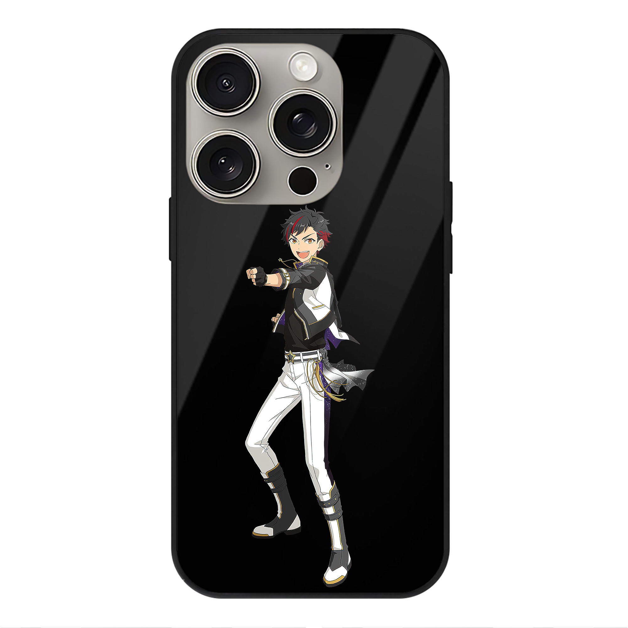 （画像用） あんさんぶるスターズ! Ensemble Stars 【iPhone15Pro対応】スマホケース 耐衝撃＆黄変防止 背面ガラス