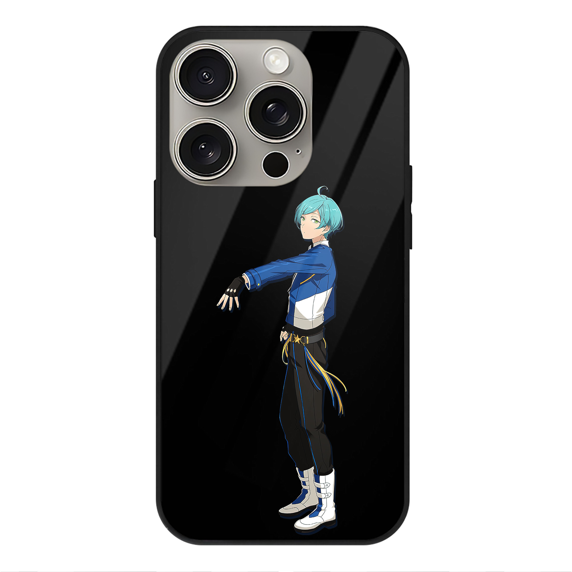 （画像用） あんさんぶるスターズ! Ensemble Stars 【iPhone15Pro対応】スマホケース 耐衝撃＆黄変防止 背面ガラス