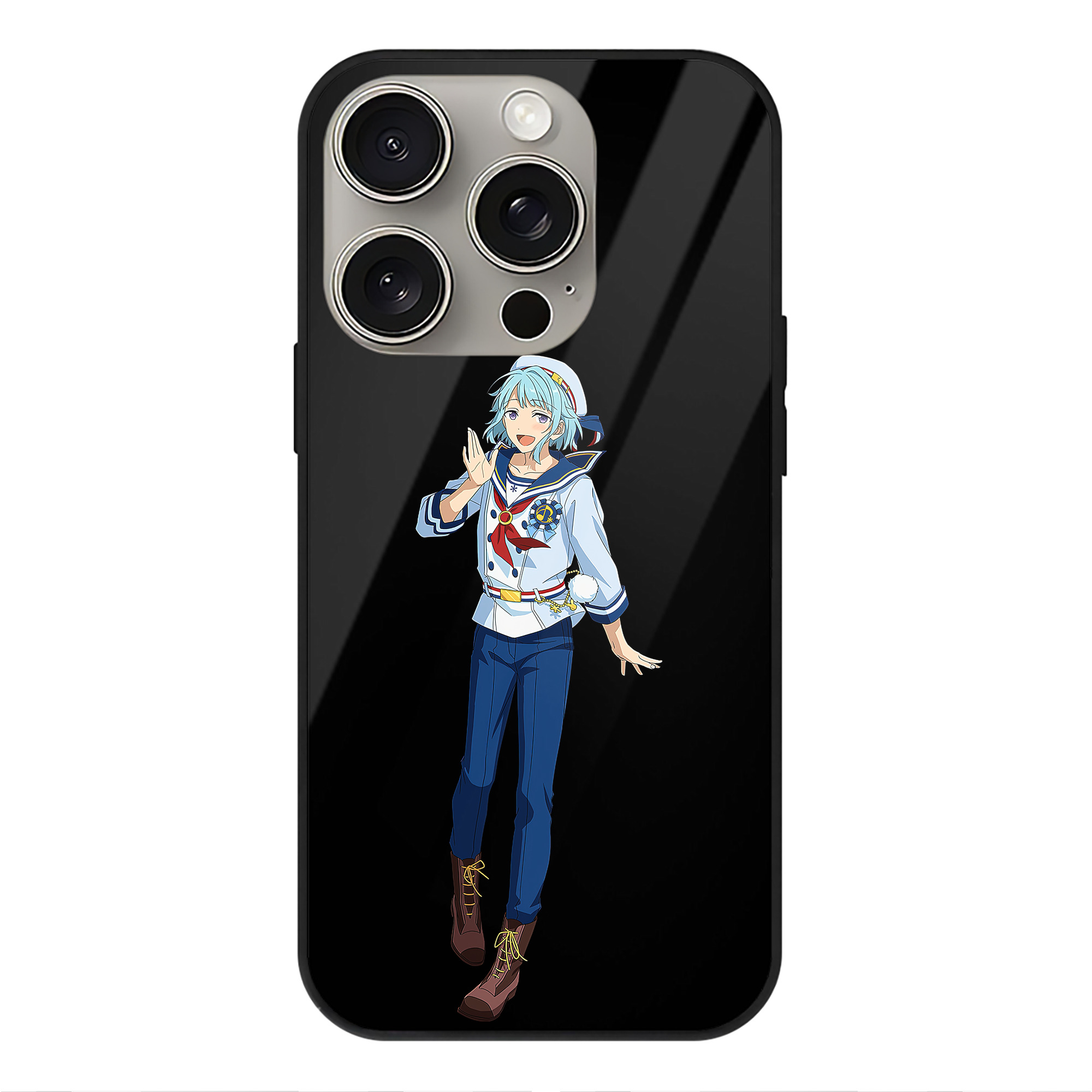 （画像用） あんさんぶるスターズ! Ensemble Stars 【iPhone15Pro対応】スマホケース 耐衝撃＆黄変防止 背面ガラス