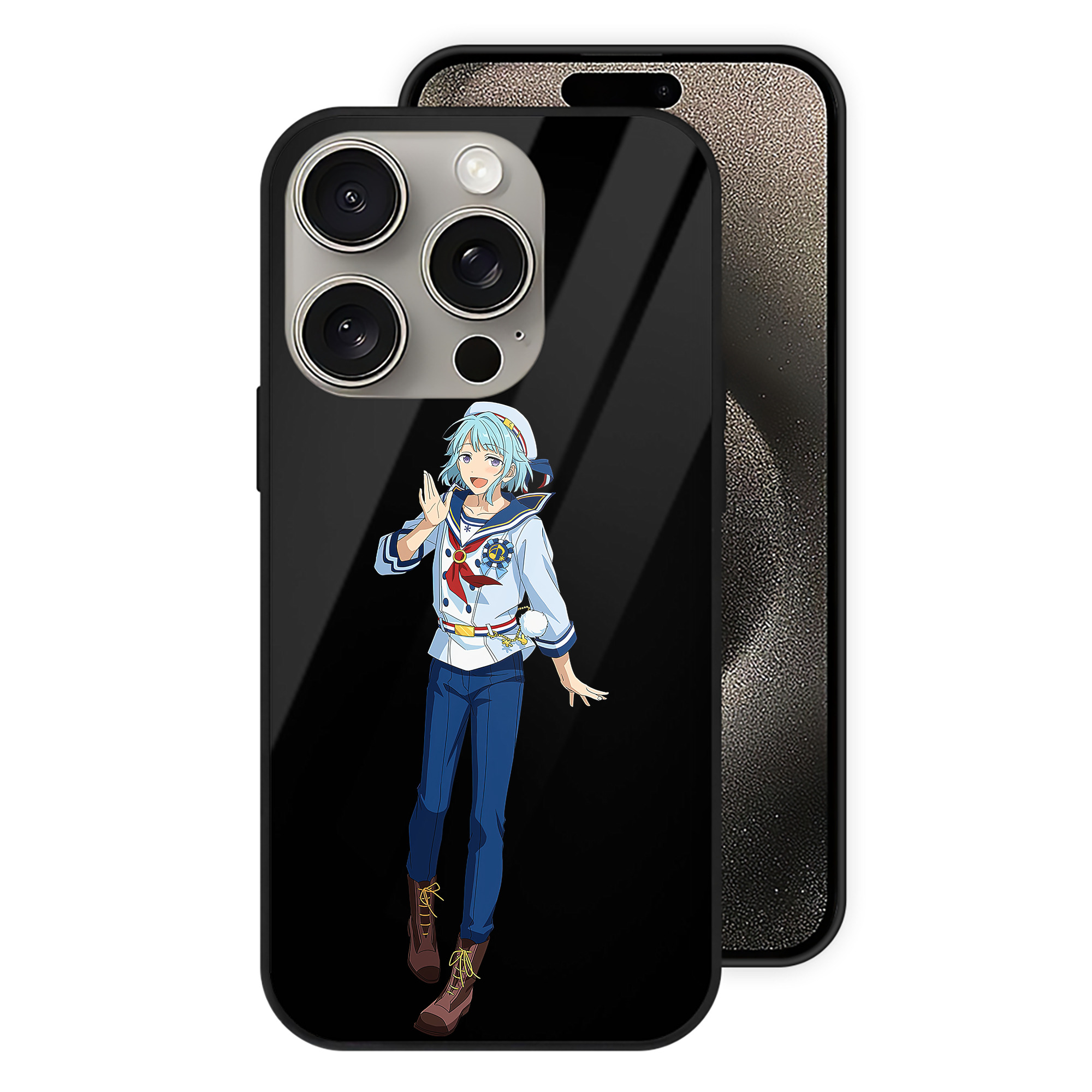 （画像用） あんさんぶるスターズ! Ensemble Stars 【iPhone15Pro対応】スマホケース 耐衝撃＆黄変防止 背面ガラス