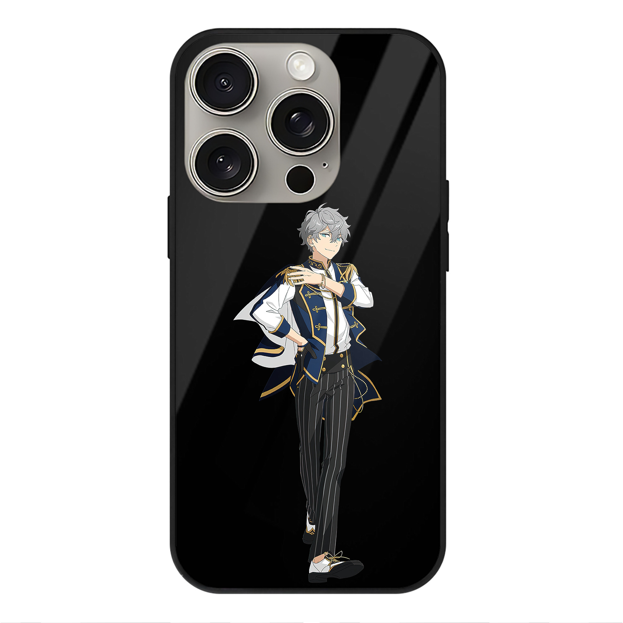 （画像用） あんさんぶるスターズ! Ensemble Stars 【iPhone15Pro対応】スマホケース 耐衝撃＆黄変防止 背面ガラス