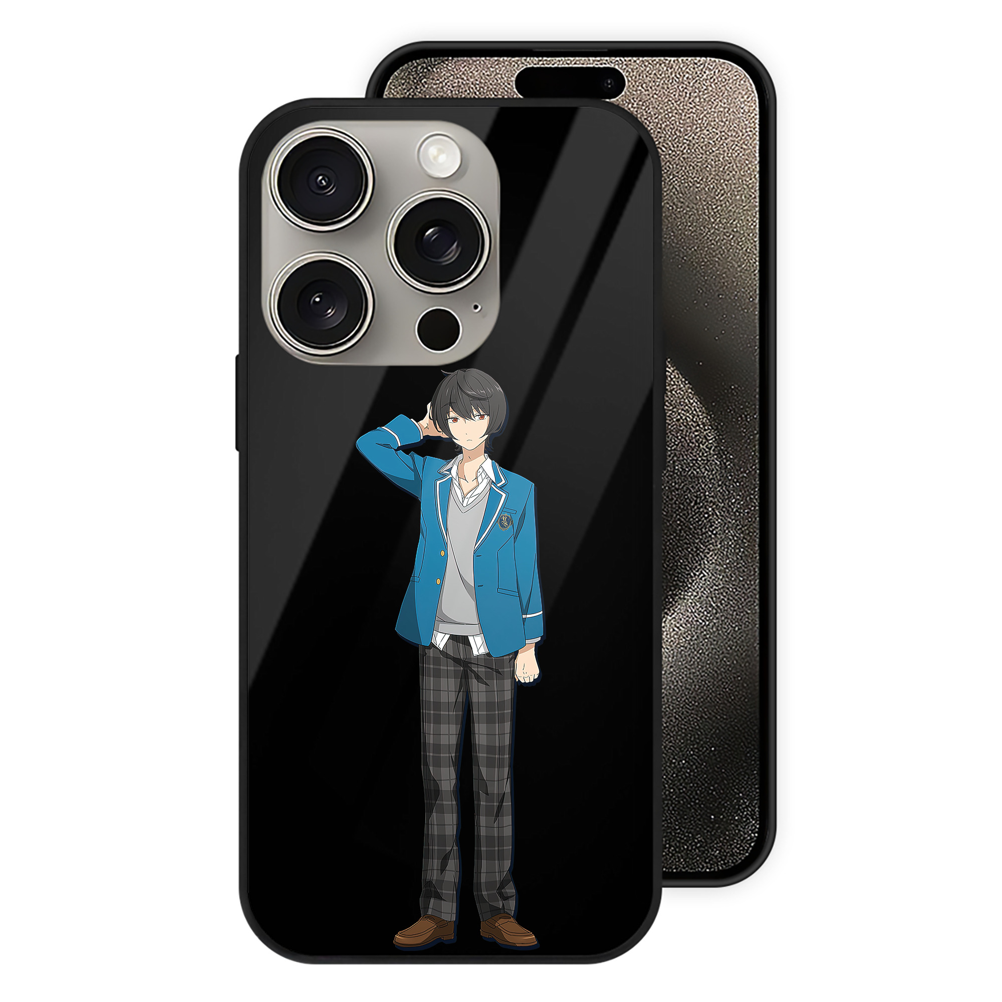 （画像用） あんさんぶるスターズ! Ensemble Stars 【iPhone15Pro対応】スマホケース 耐衝撃＆黄変防止 背面ガラス