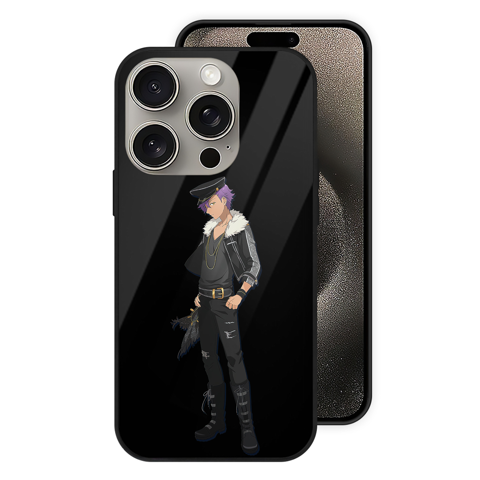 （画像用） あんさんぶるスターズ! Ensemble Stars 【iPhone15Pro対応】スマホケース 耐衝撃＆黄変防止 背面ガラス