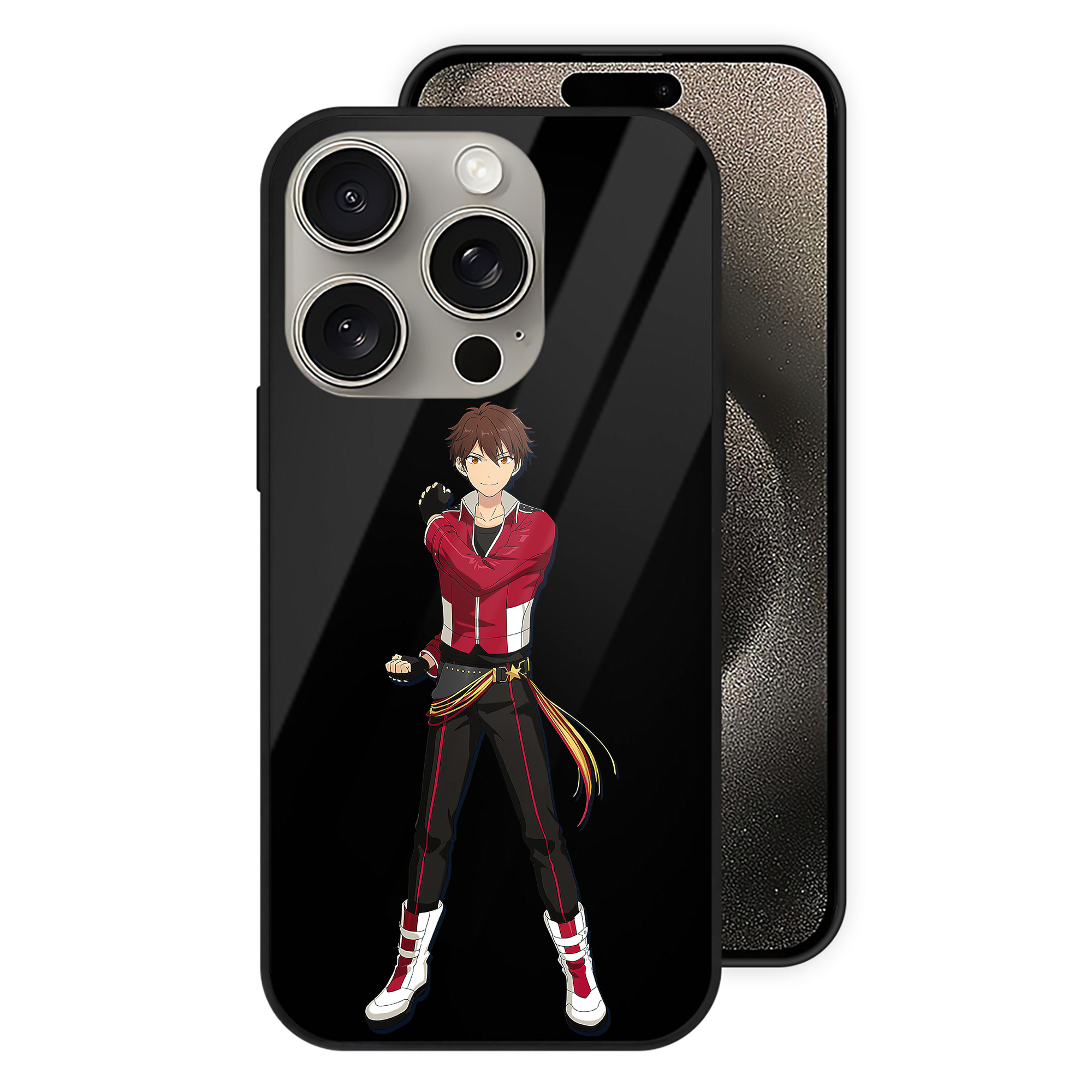 （画像用） あんさんぶるスターズ! Ensemble Stars 【iPhone15Pro対応】スマホケース 耐衝撃＆黄変防止 背面ガラス