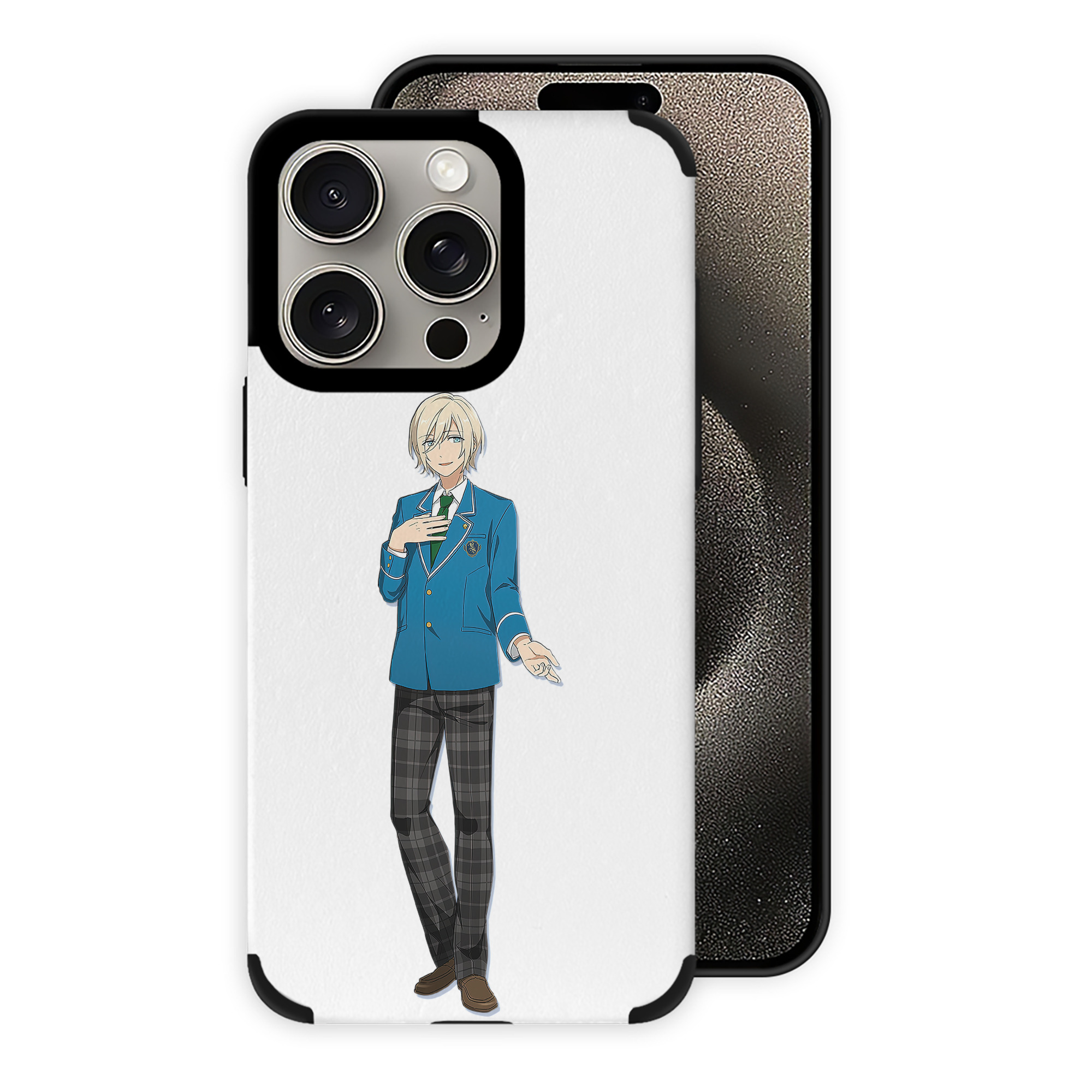 （画像用） あんさんぶるスターズ! Ensemble Stars 【iPhone15ProMax対応】 PUレザー スマホケース 耐衝撃＆黄変防止