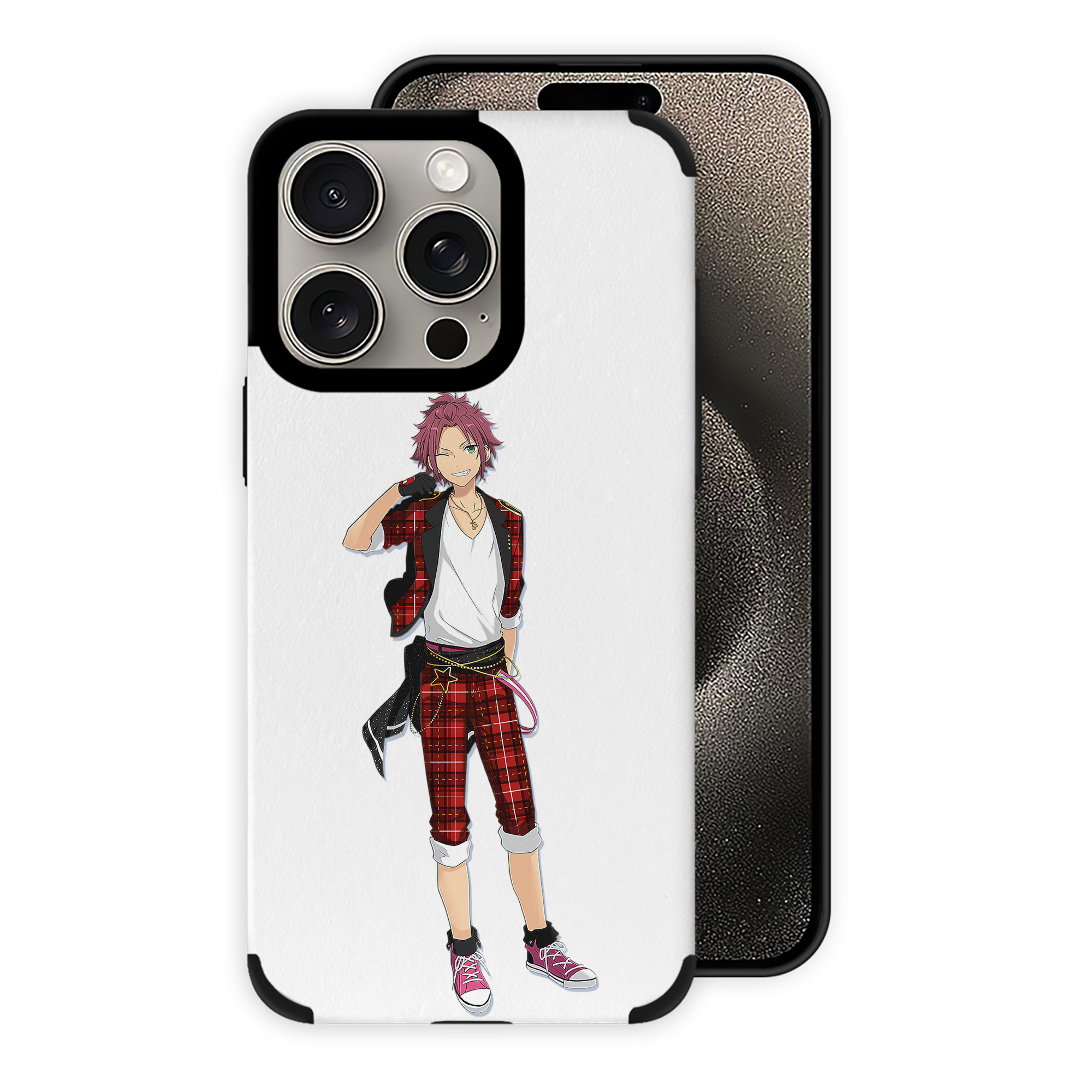 （画像用） あんさんぶるスターズ! Ensemble Stars 【iPhone15ProMax対応】 PUレザー スマホケース 耐衝撃＆黄変防止