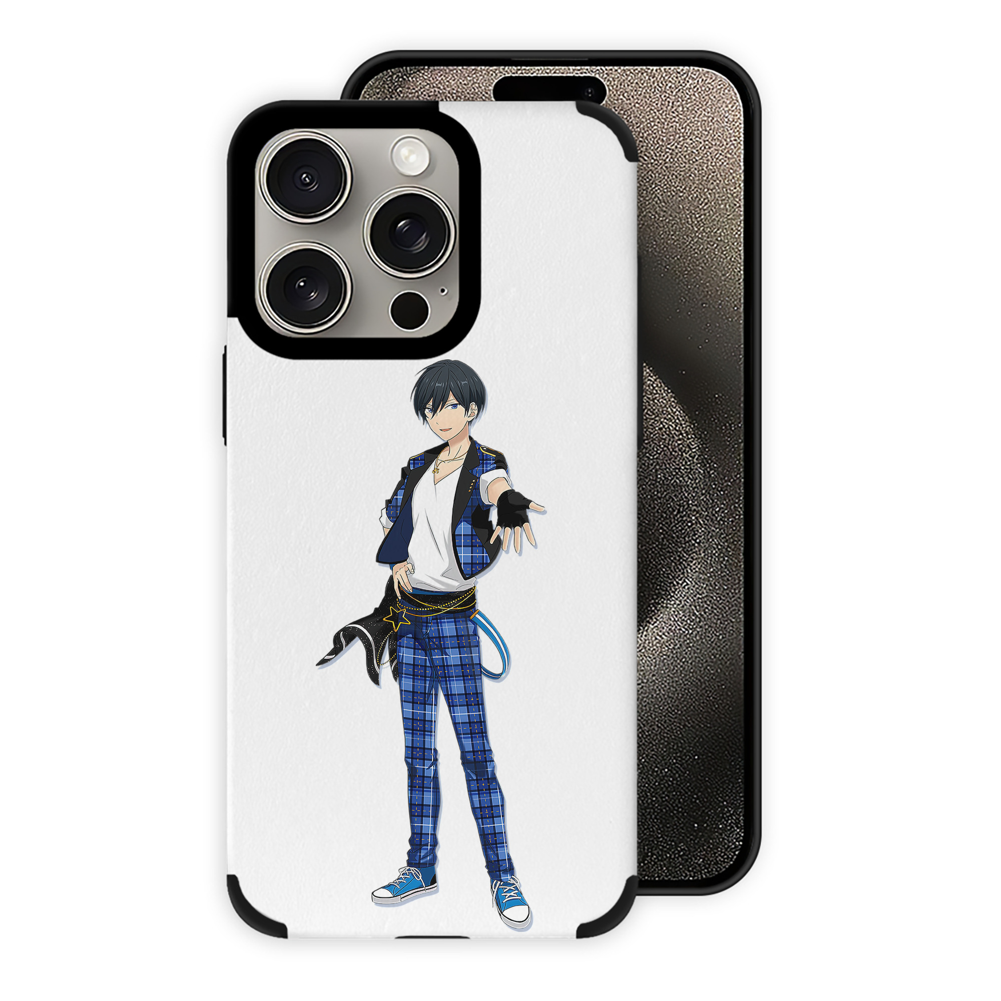 （画像用） あんさんぶるスターズ! Ensemble Stars 【iPhone15ProMax対応】 PUレザー スマホケース 耐衝撃＆黄変防止