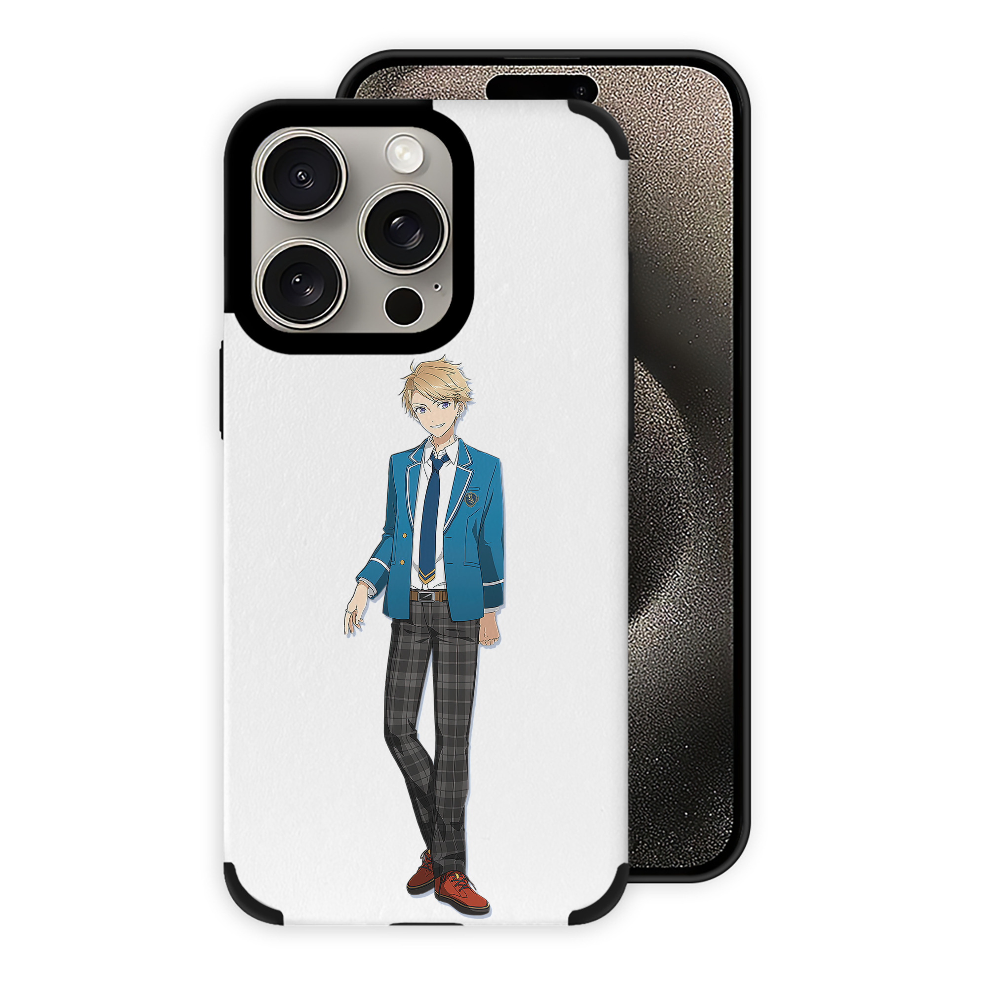（画像用） あんさんぶるスターズ! Ensemble Stars 【iPhone15ProMax対応】 PUレザー スマホケース 耐衝撃＆黄変防止