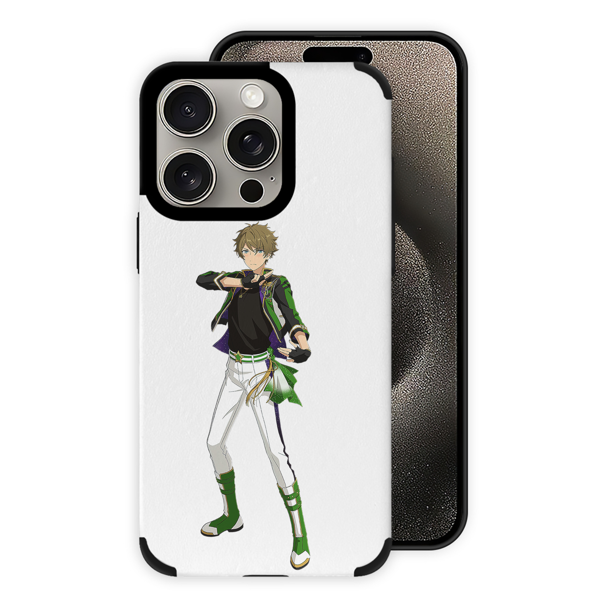 （画像用） あんさんぶるスターズ! Ensemble Stars 【iPhone15ProMax対応】 PUレザー スマホケース 耐衝撃＆黄変防止
