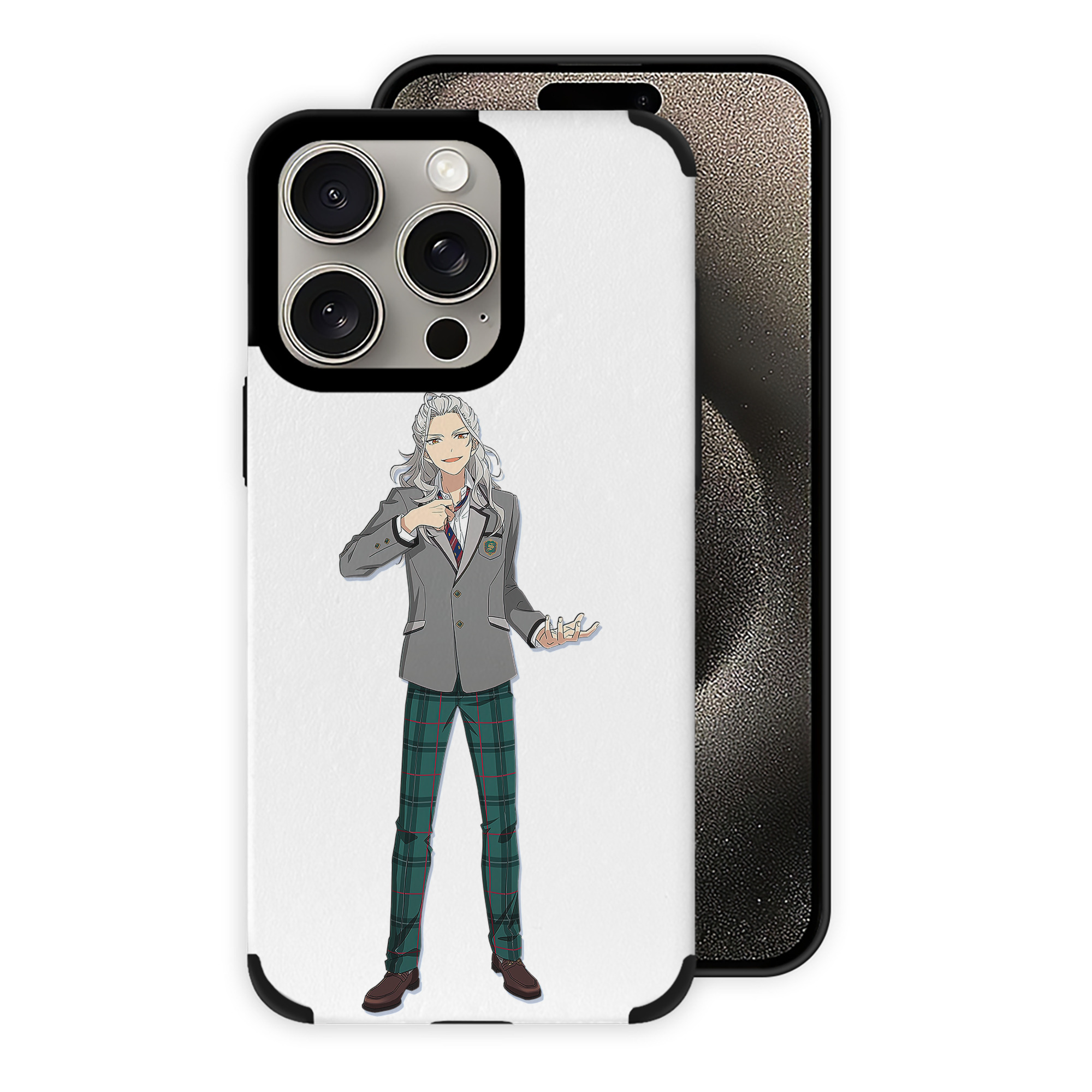 （画像用） あんさんぶるスターズ! Ensemble Stars 【iPhone15ProMax対応】 PUレザー スマホケース 耐衝撃＆黄変防止